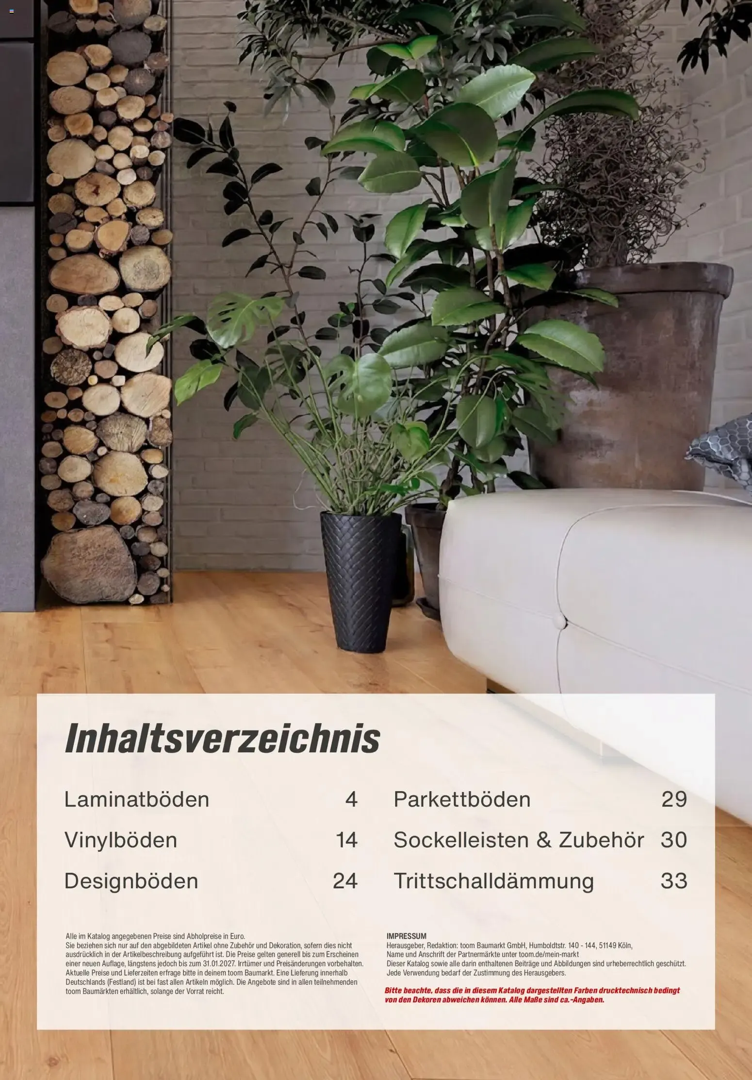 Toom Baumarkt Bodenbeläge & Zubehör (ab 01.01.2026) zum Blättern von 1. Januar bis 31. Dezember 2026 - Prospekt seite 3