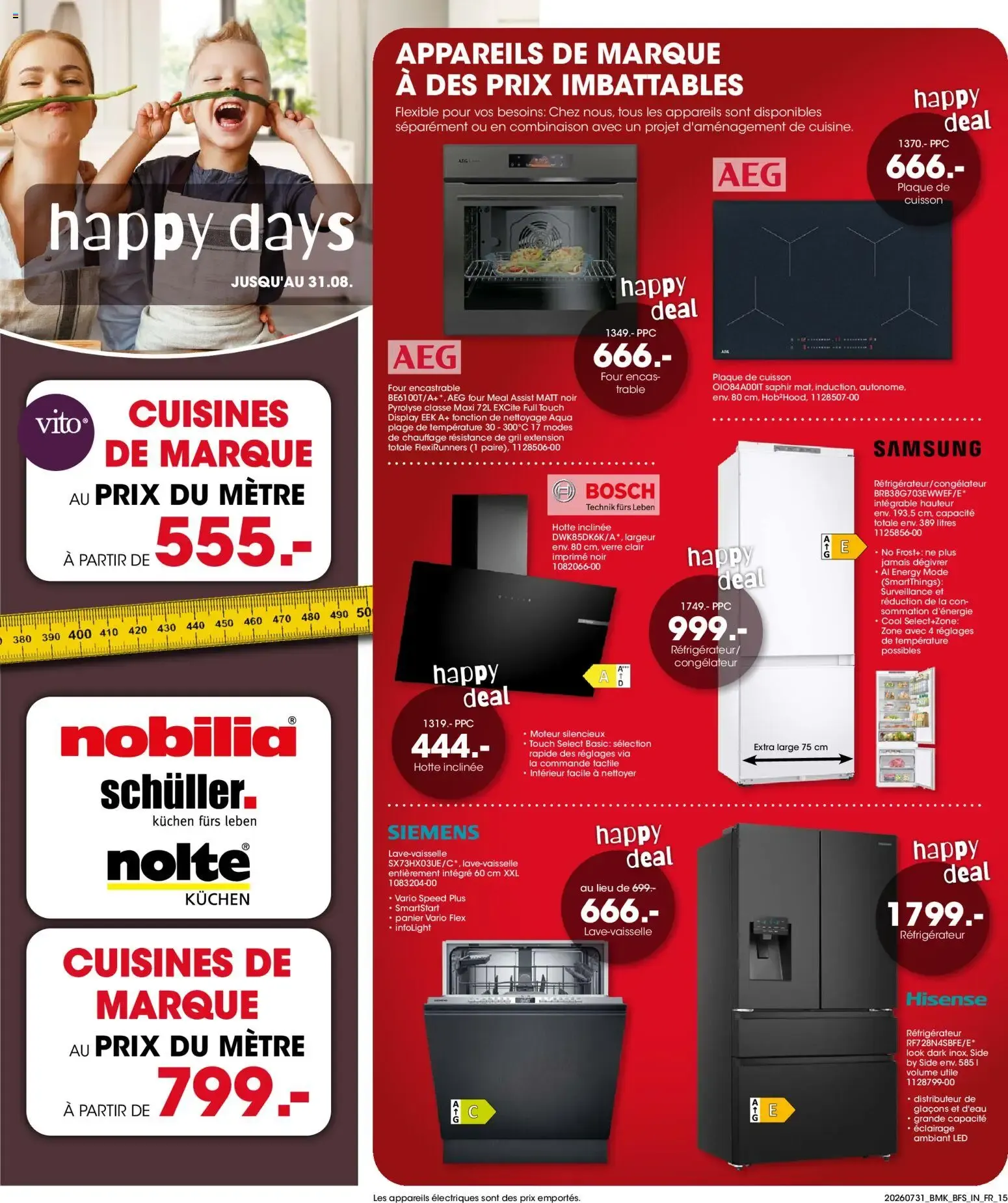 Möbel Martin - happy days du 31 juillet au 31 août 2026 - Catalogue page 15
