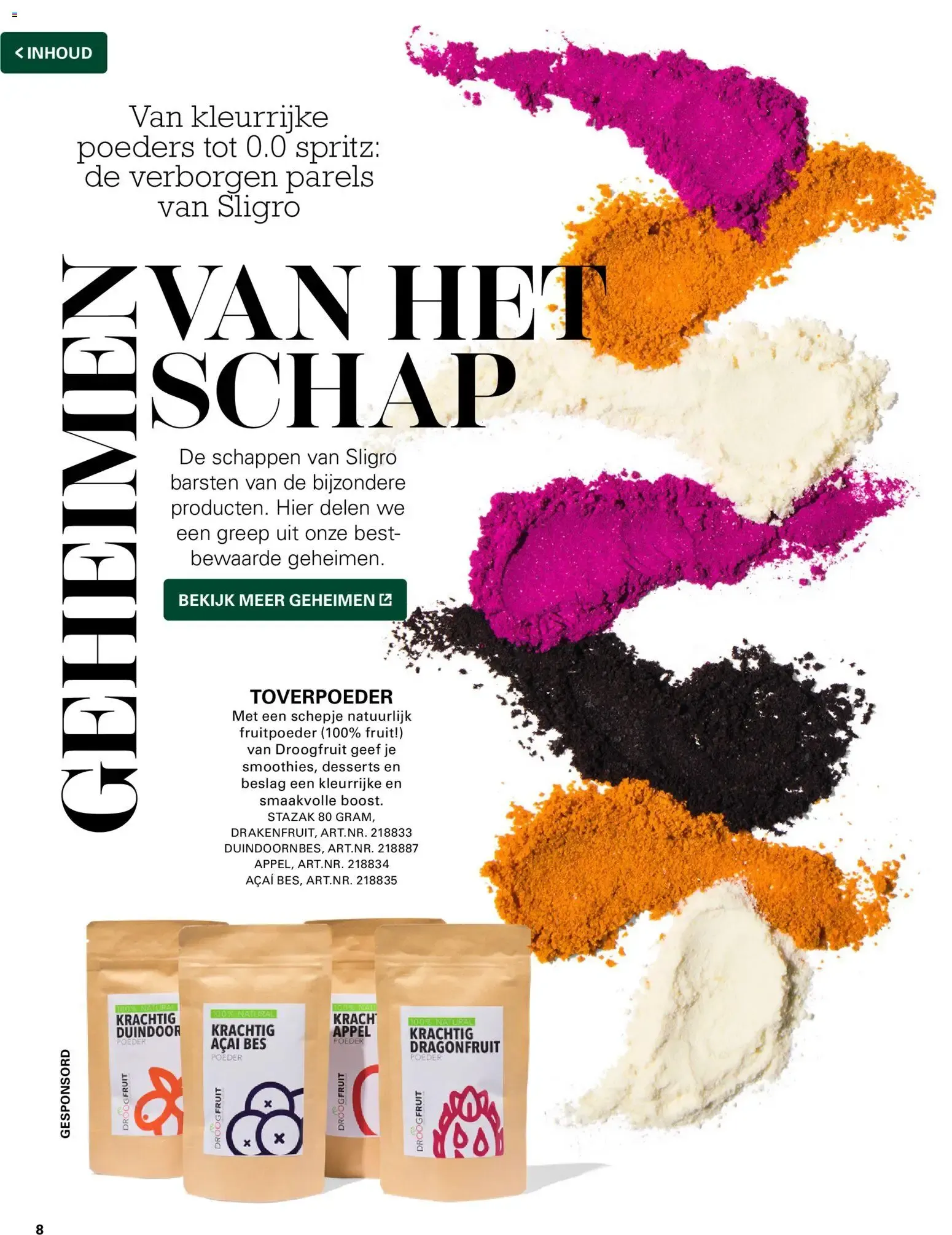 Sligro magaziNe van 21 juni tot 22 september 2026 - Folder pagina 8