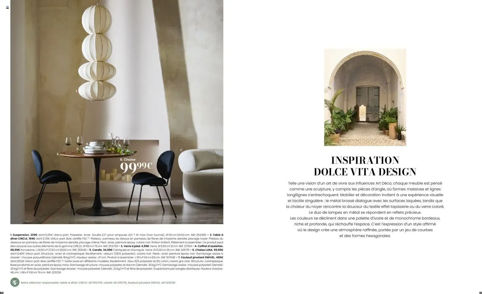 Maisons du Monde - Itinéraire Estival Collection Printemps - Été 2026 du 16 février au 1 septembre 2026 - Catalogue page 26