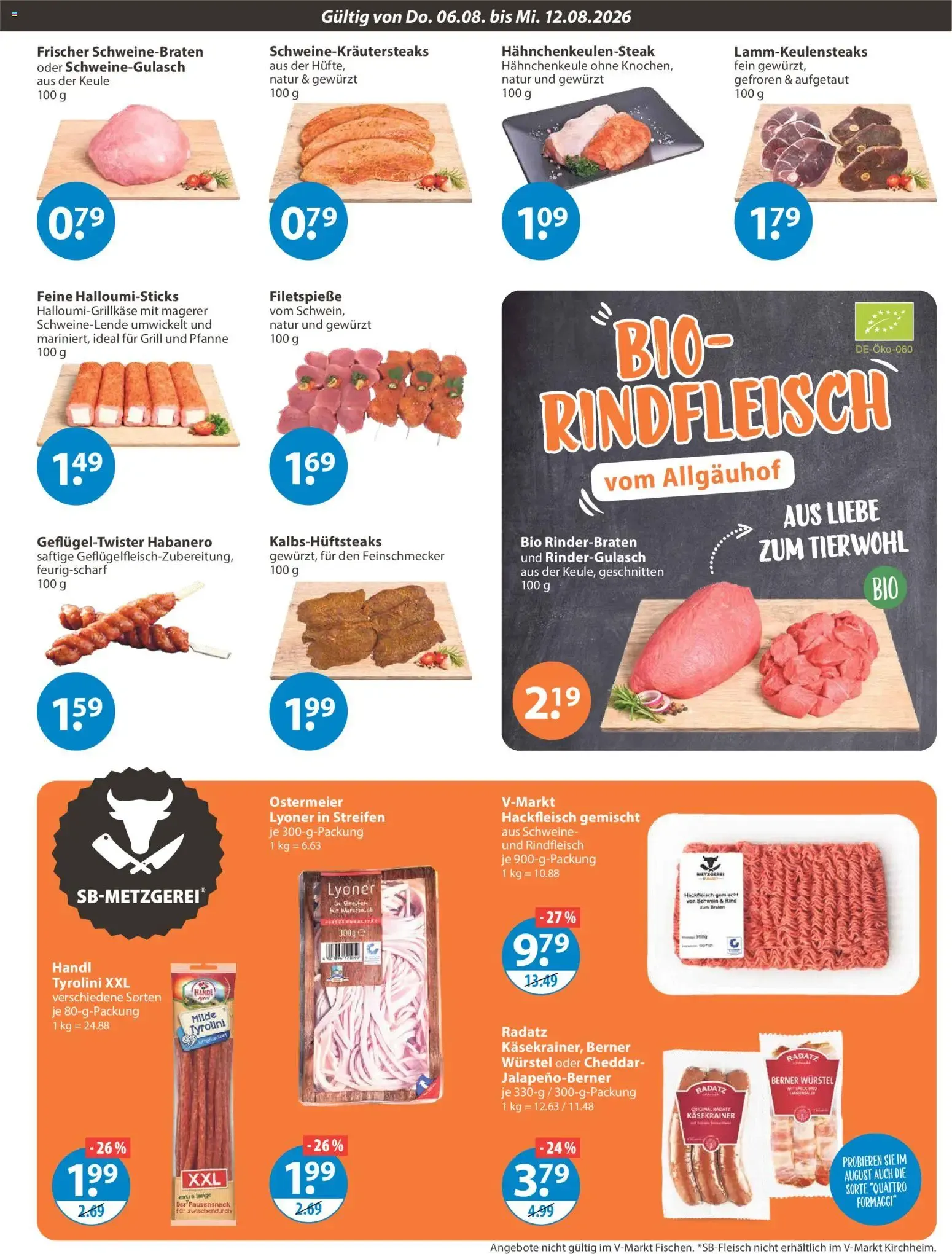 Angebote V-Markt Angebote (ab 06.08.2026) von 6. August bis 12. August 2026 - Prospekt seite 3