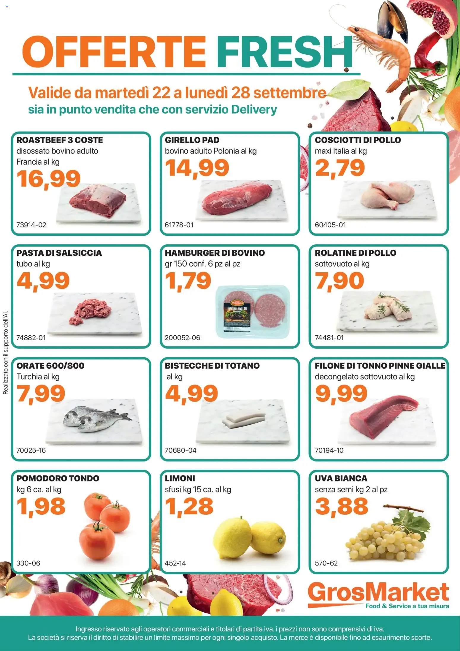 OFFERTE FRESH da 22 settembre a 28 settembre di 2026 - Pagina del volantino 1