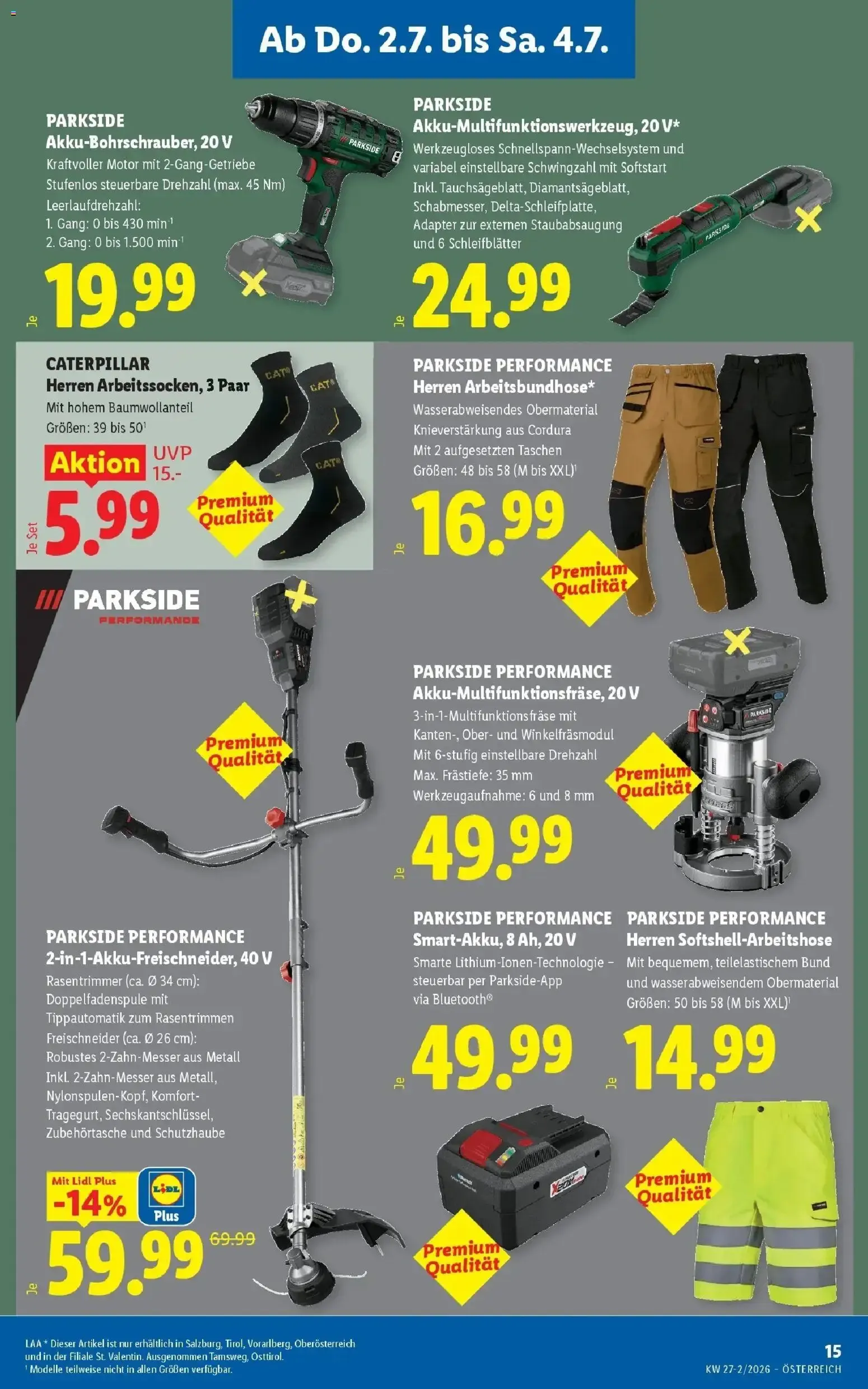 Lidl - Ab Do. 2.7. bis Sa. 4.7. - XXL Über 75 Produkte von 2. Juli bis 4. Juli 2026 - Flugblätt seite  19