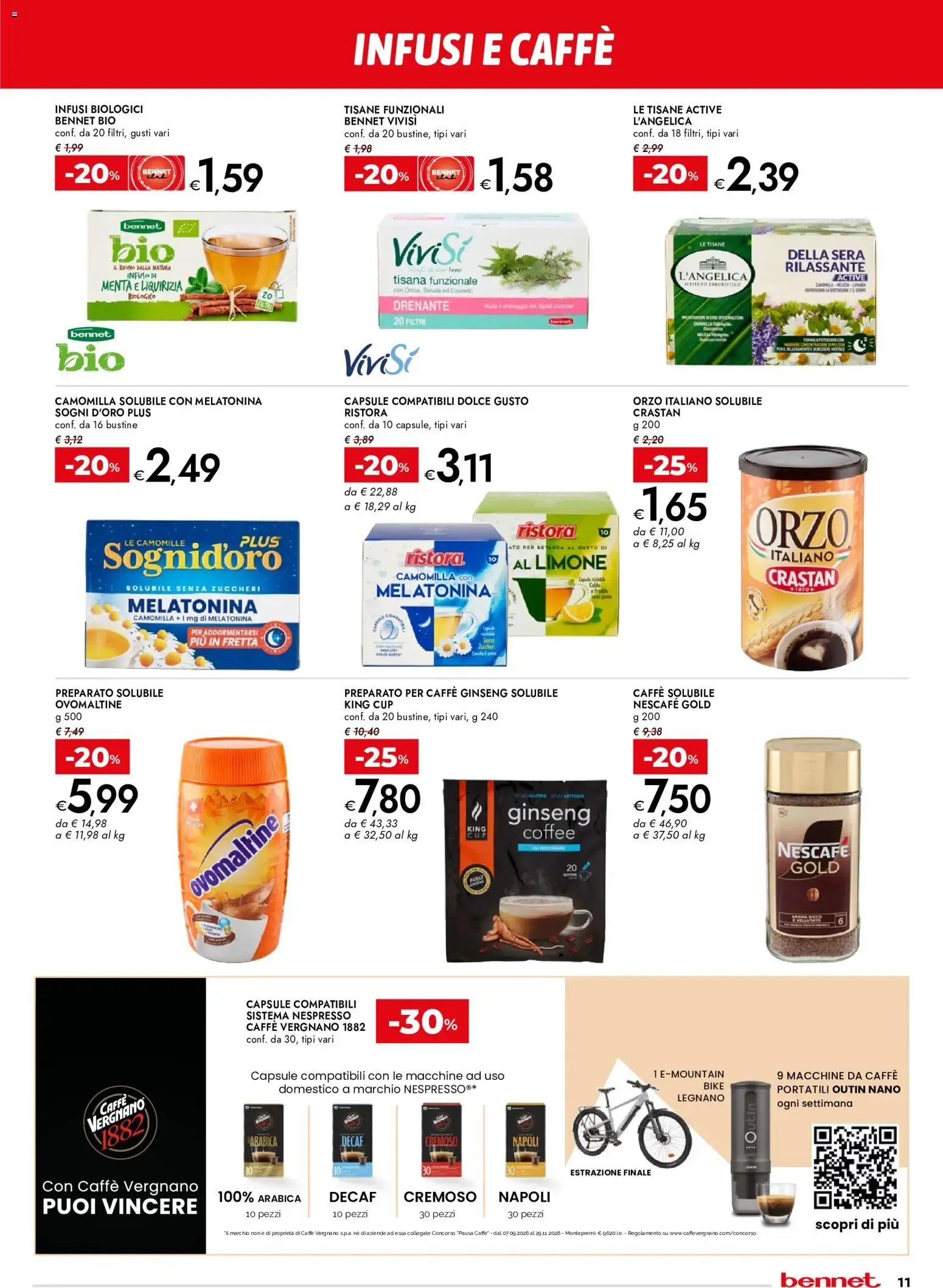 Nuovo bennet volantino Cioccolato che bontà dal 29/10/2026 > offerte anteprima 🛍️ da 29 ottobre a 11 novembre di 2026 - Pagina del volantino 11