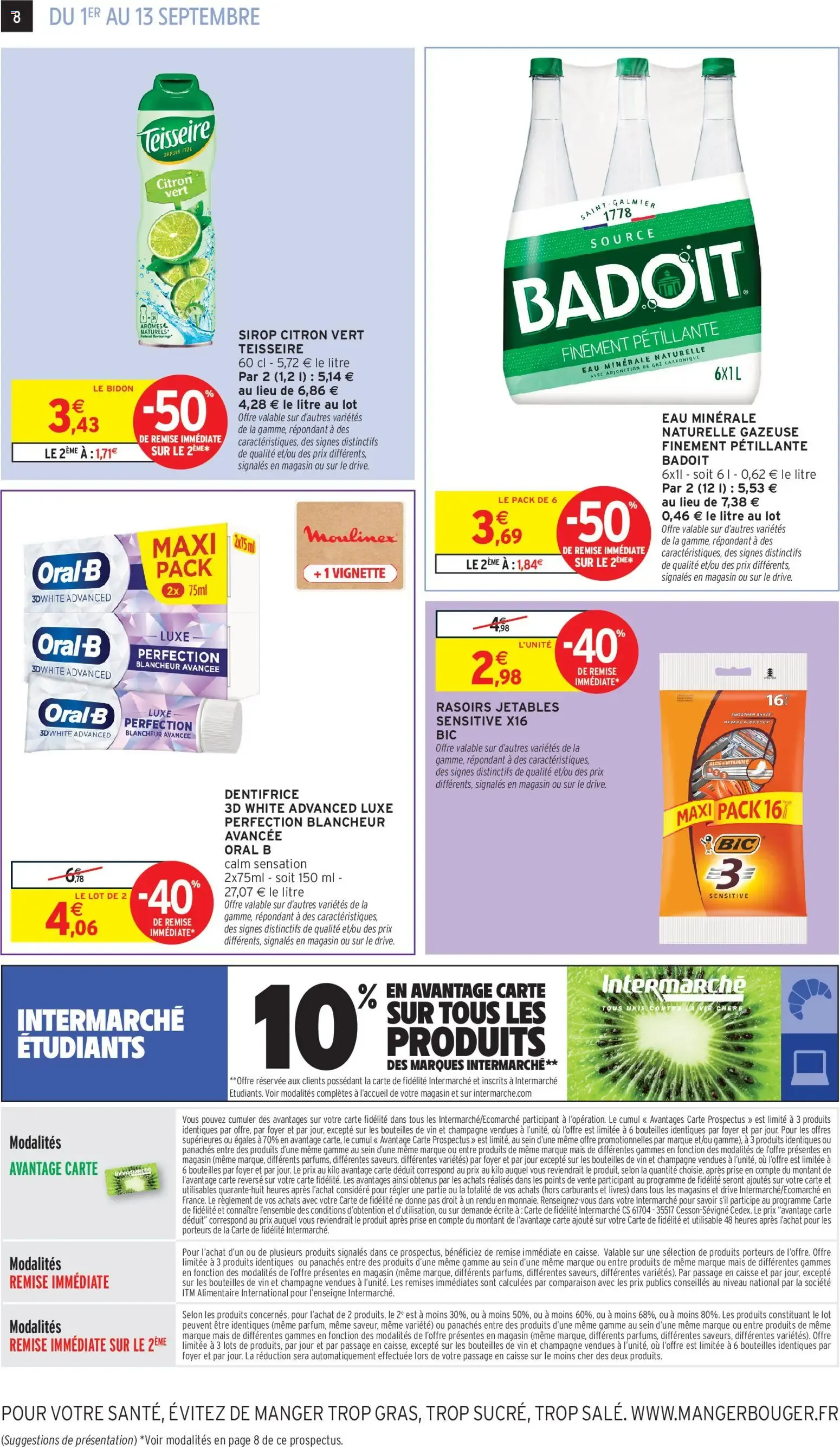 Intermarché catalogue à partir du 01/09/2026 - promo en ligne du 1 septembre au 13 septembre 2026 - Catalogue page 8