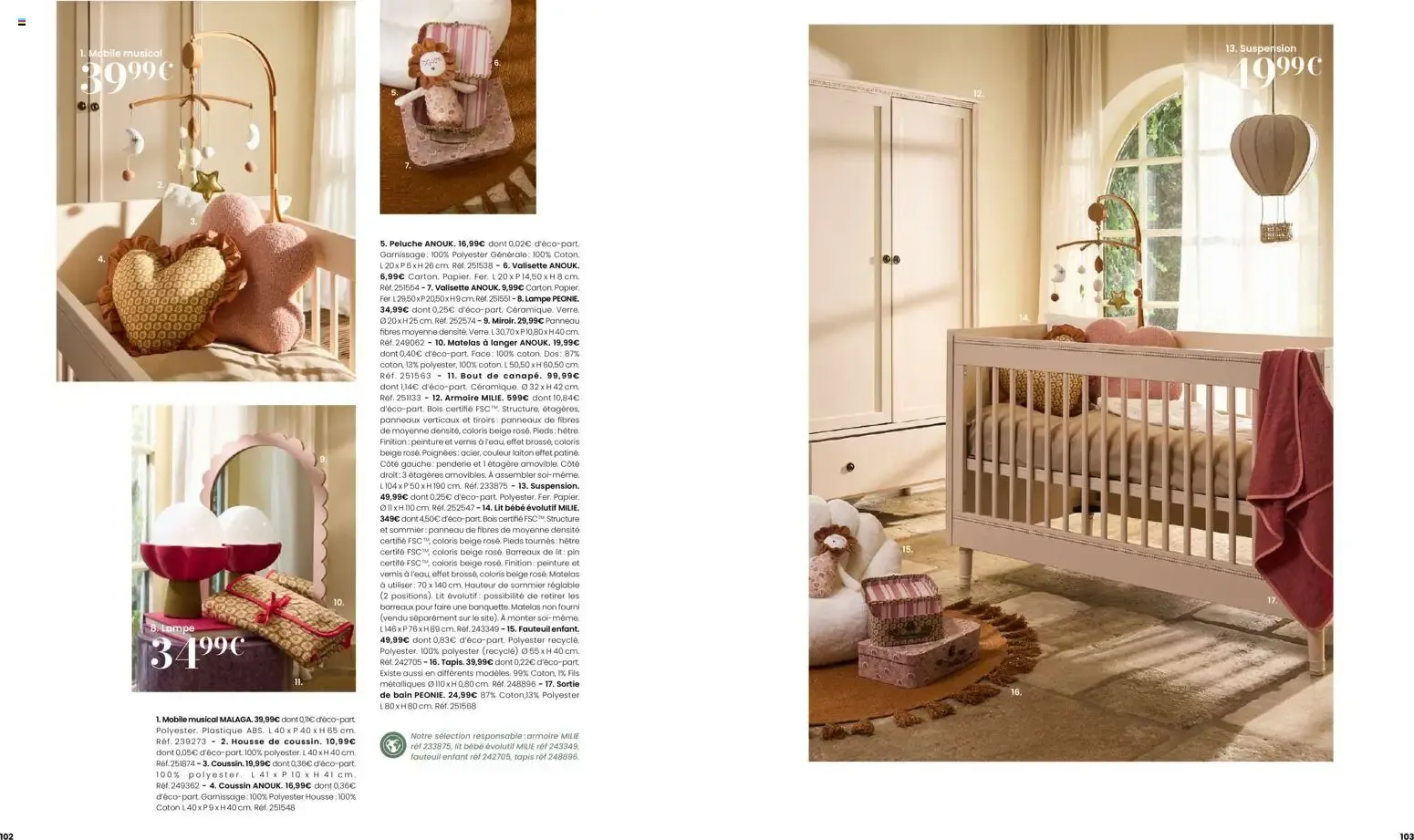 Maisons du Monde - Itinéraire Estival Collection Printemps - Été 2026 du 16 février au 1 septembre 2026 - Catalogue page 52