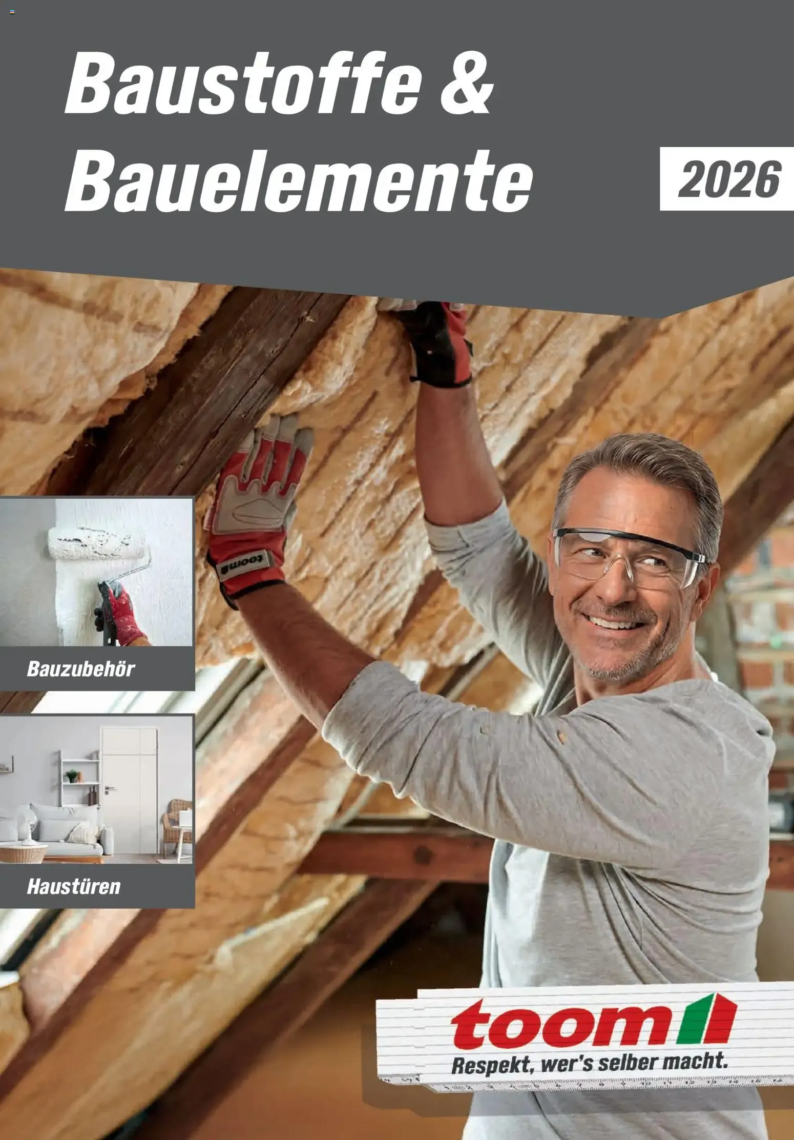 Toom Baumarkt Baustoffe & Bauelemente 2026 (ab 20.02.2026) zum Blättern von 20. Februar bis 30. Juni 2026 - Prospekt seite 1