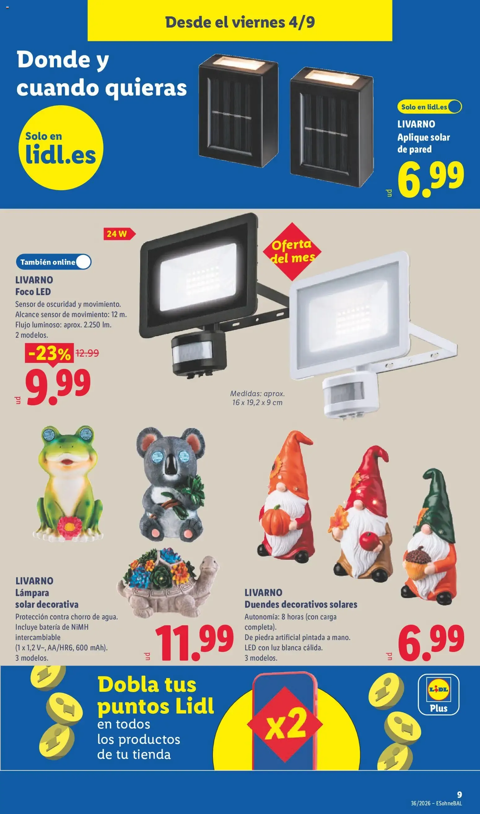 Catálogo de Lidl folleto de bazar del 31/08 | Ofertas 31 de agosto al 6 de septiembre 2026 - Página 15