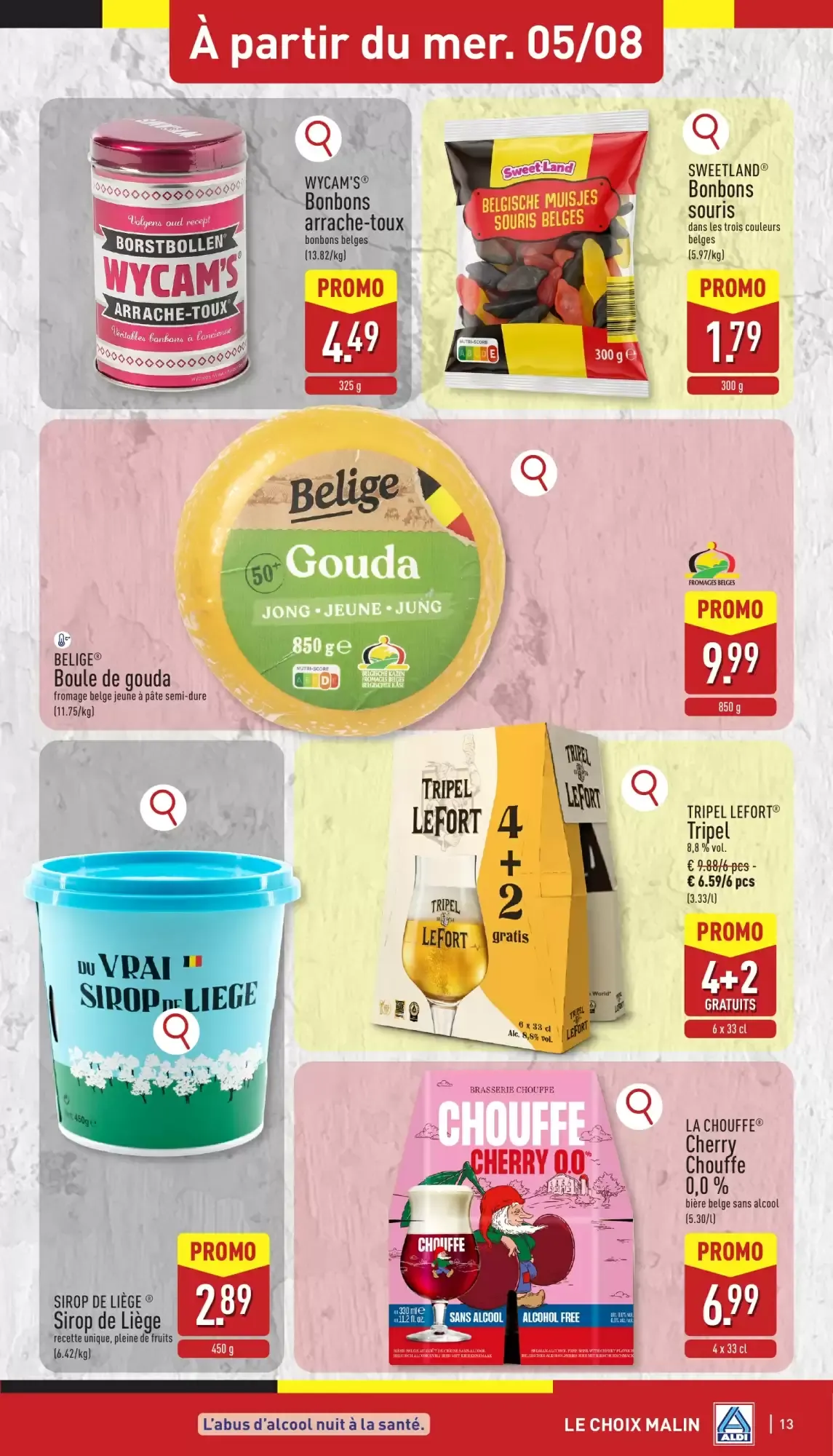 ALDI Dépliant du lun. 03/08 au sam. 08/08 inclus van 3 augustus tot 8 augustus 2026 - folder pagina 13