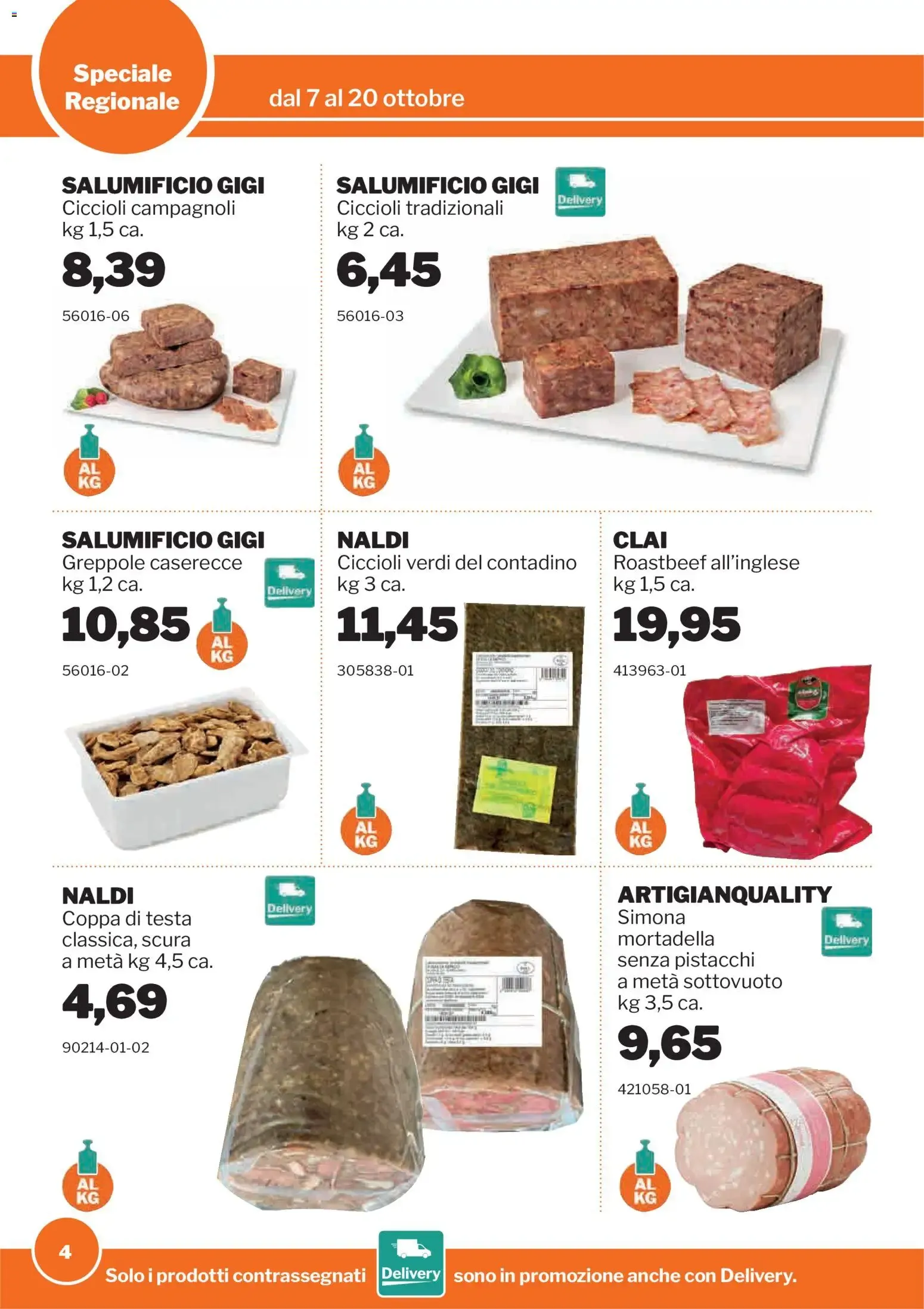 GrosMarket Speciale Emilia Romagna da 7 ottobre a 20 ottobre di 2026 - Pagina del volantino 4