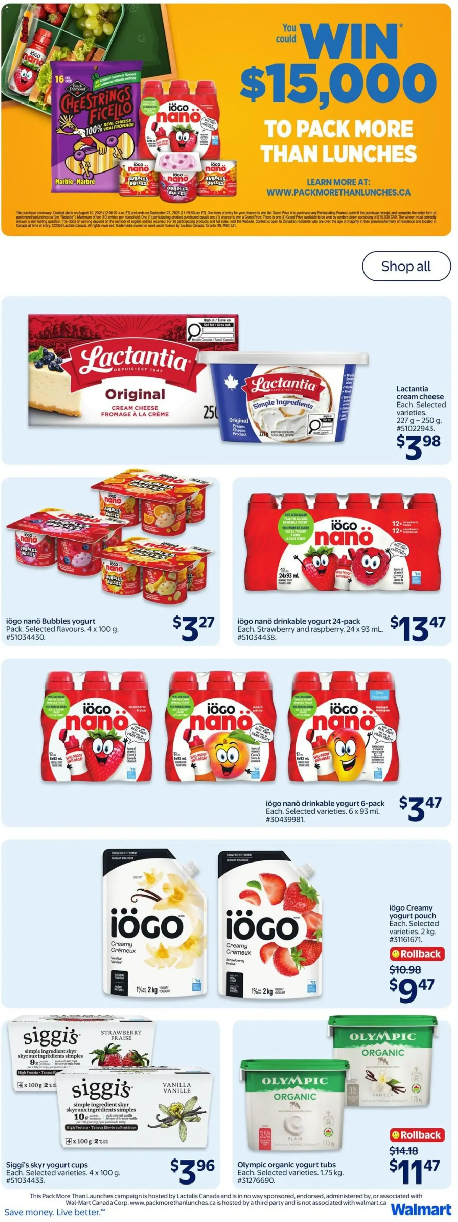 Walmart weekly flyer from Sep 10, 2026 > weekly specials & deals from September 10 to September 16 2026 - flyer page 32