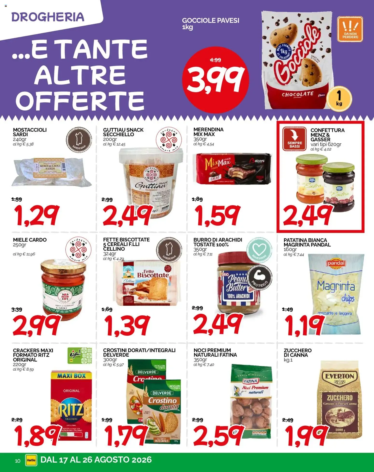 HarDis volantino dal 17/08/2026 - online Offerte da 17 agosto a 26 agosto di 2026 - Pagina del volantino 10