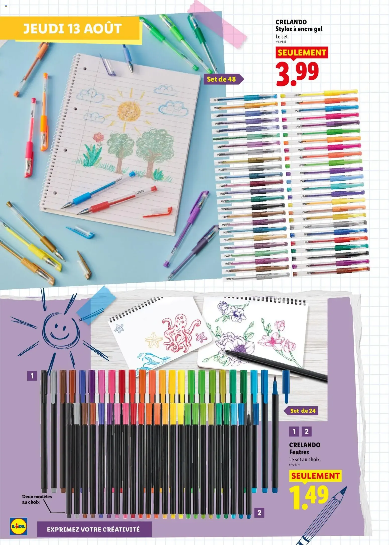 Lidl: Préparez la rentrée ! du 13 août au 20 août 2026 - Catalogue page 12