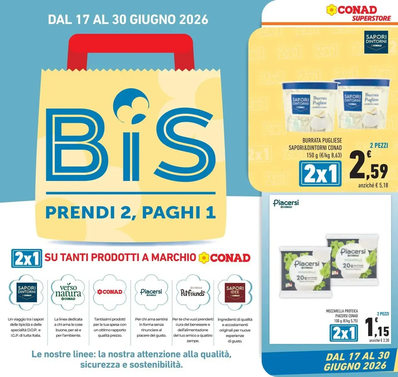 Sconti fino al 40% - Conad Superstore da 17 giugno a 30 giugno di 2026 - Pagina del volantino 6