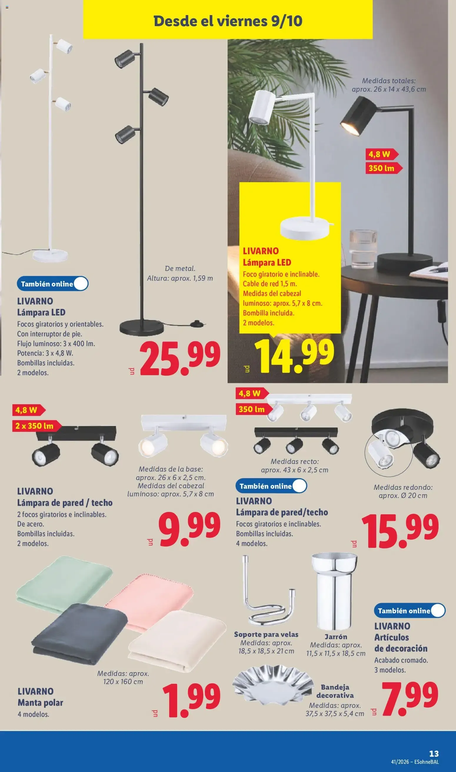 Catálogo de Lidl folleto de bazar del 05/10/2026 | Ofertas 5 de octubre al 11 de octubre 2026 - Página 23