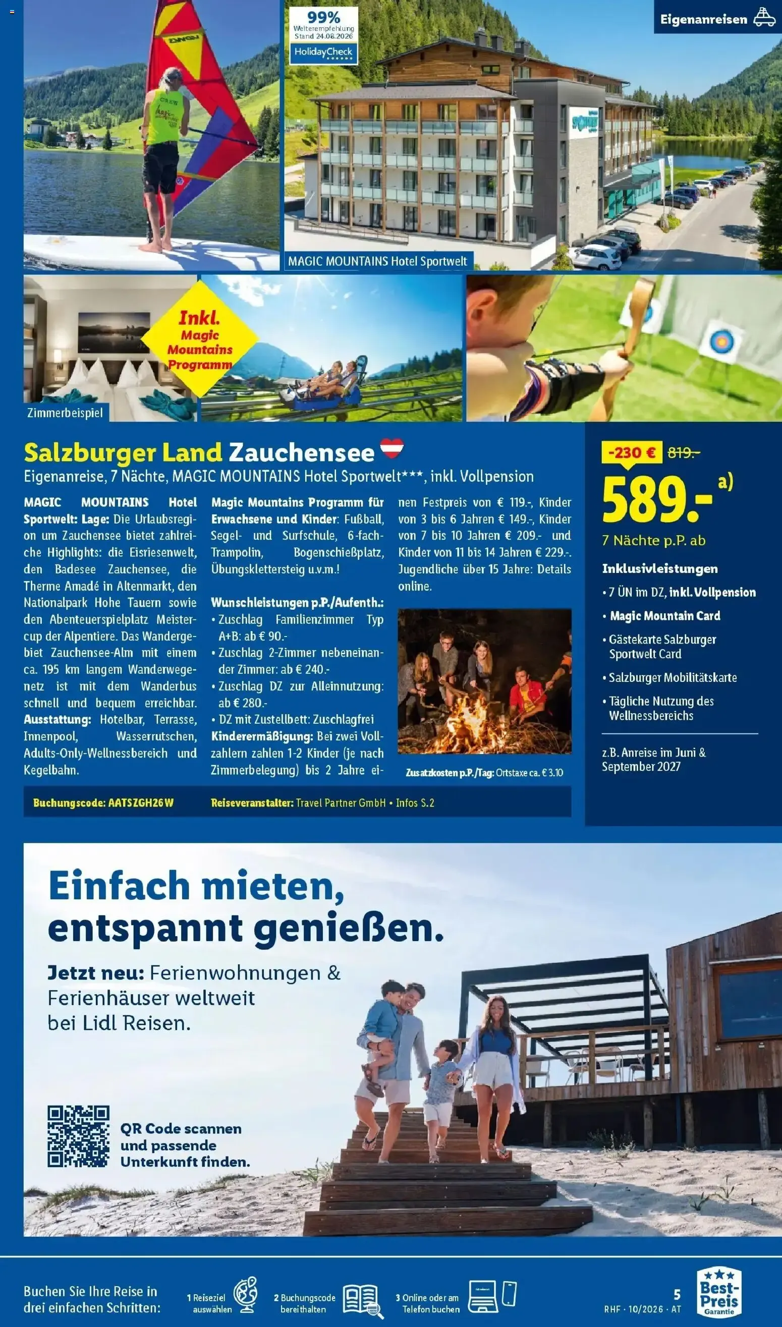 Lidl Reisen: Wenig zahlen, viel erleben von 30. September bis 31. Oktober 2026 - Flugblätt seite  5