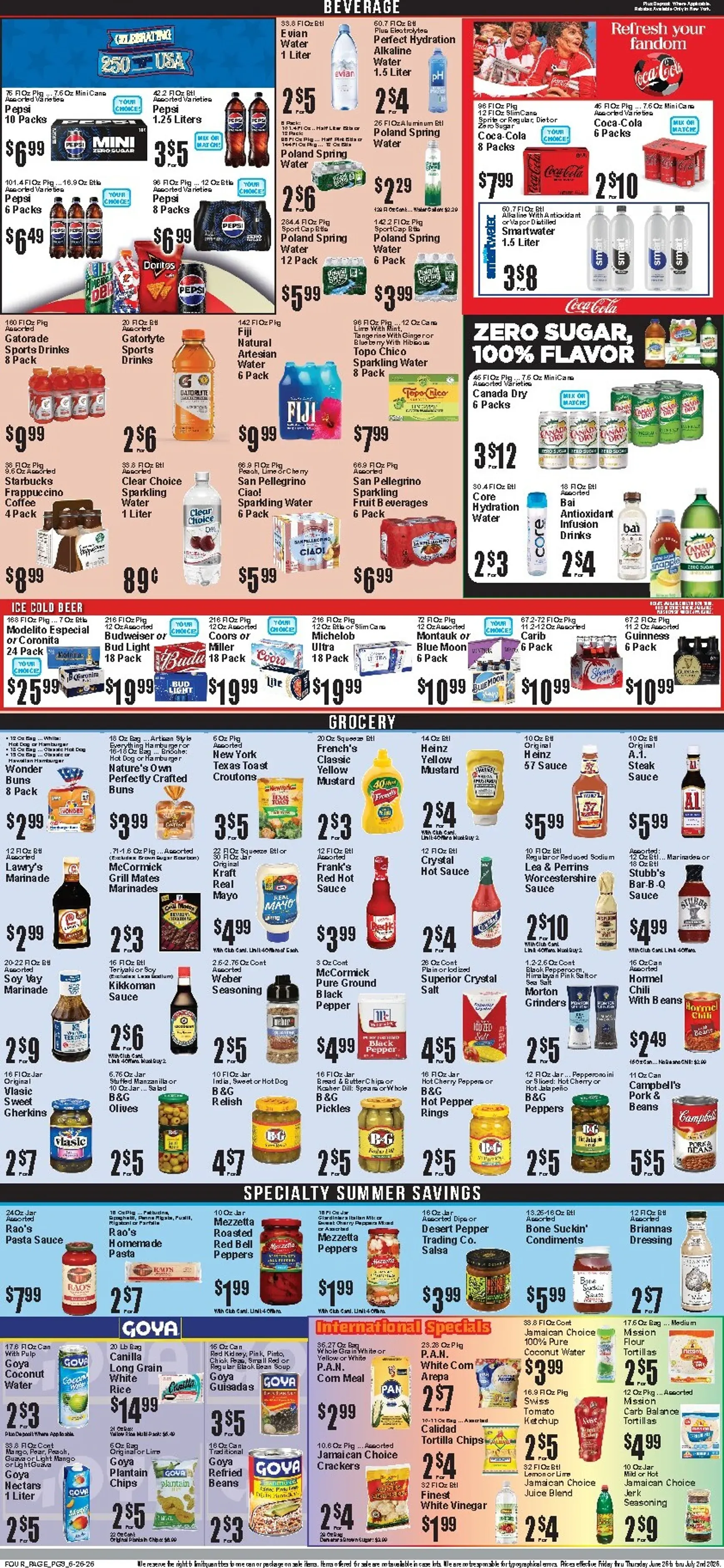 Weekly ad Current Food Universe leaflet valid from Friday 06/26/2026 to Thursday 07/02/2026 from June 26 to July 2 2026 - Page 3
