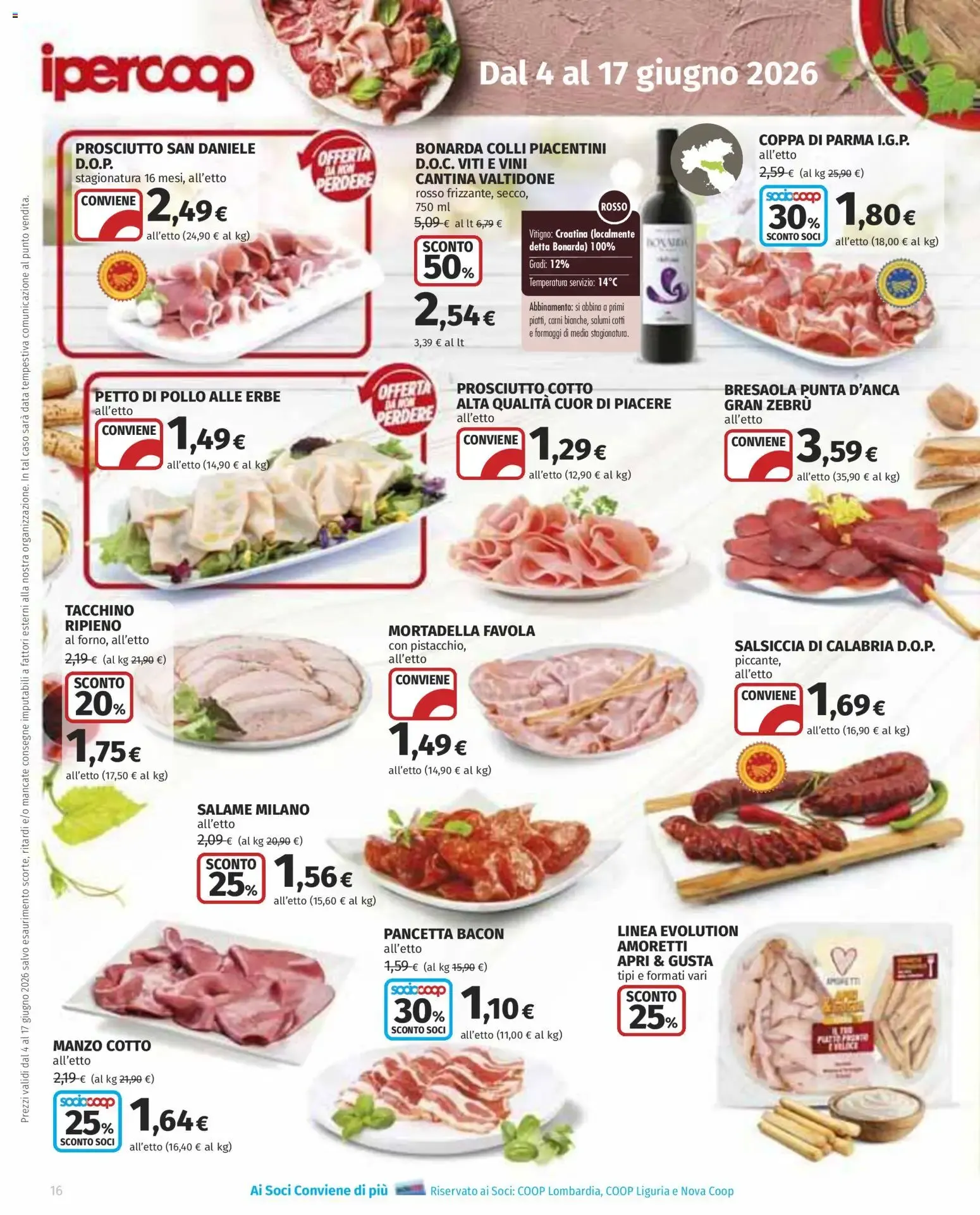 Ipercoop volantino - scopri il nuovo volantino valido dal 04/06/2026 ⭐️ da 4 giugno a 17 giugno di 2026 - Pagina del volantino 16