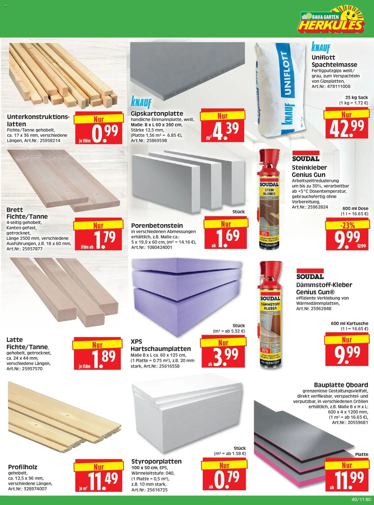 HERKULES Bau & Garten (ab 28.09.2026) zum Blättern von 28. September bis 2. Oktober 2026 - Prospekt seite 11