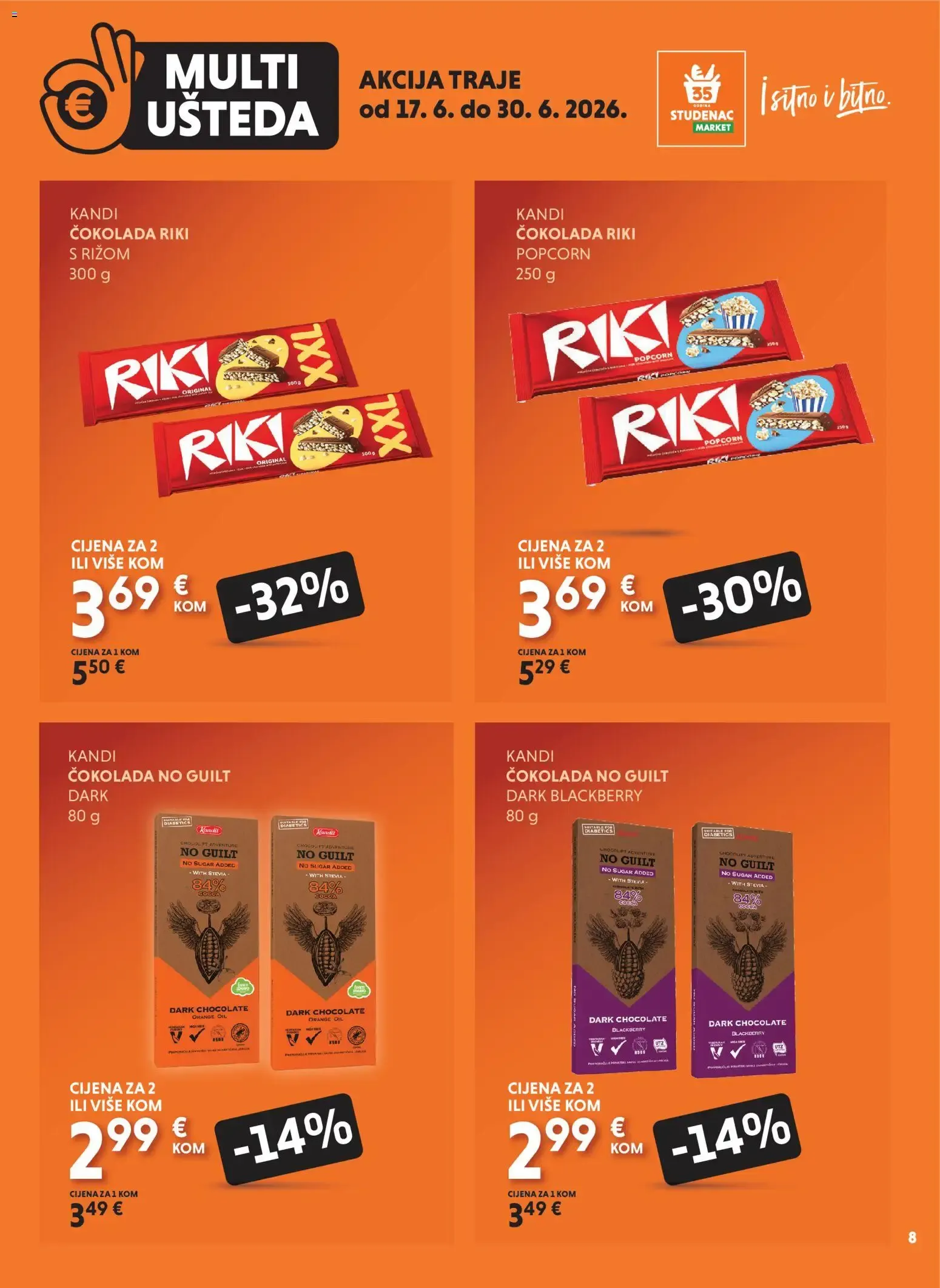 Katalog Uzmi više, plati manje: Multi Ušteda od 17. lipnja do 30. lipnja 2026. - Pregled Stranica 8
