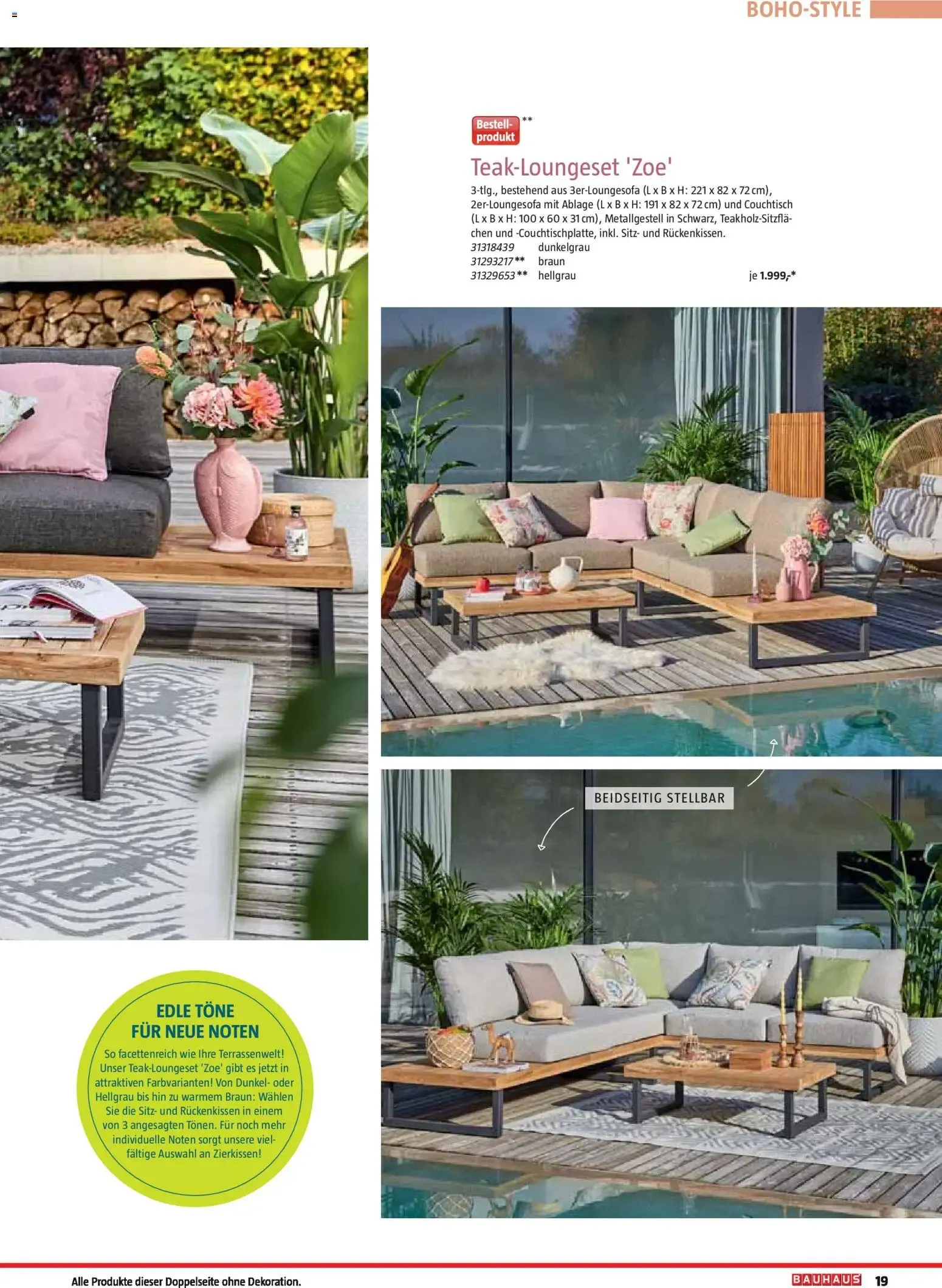 Bauhaus Freizeit im Garten von 01.05.2026 - Aktuelle Angebote von 1. Mai bis 30. Juni 2026 - Flugblätt seite 19