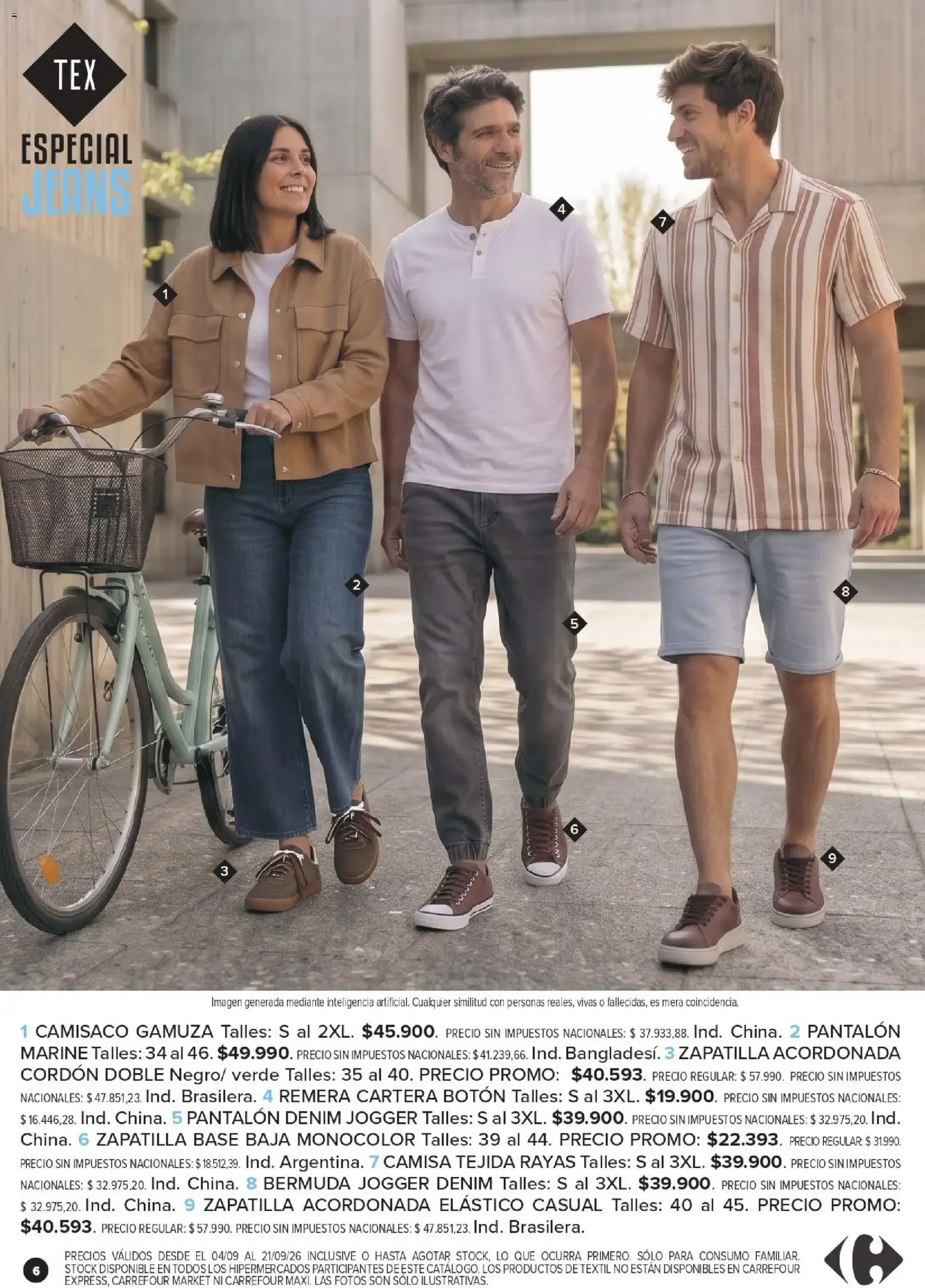 Ofertas de Carrefour - Tex | Especial Jeans || del 04/09/2026 - 21/09/2026 || Promociones 4 de septiembre al 21 de septiembre 2026 - Página 6 del catálogo