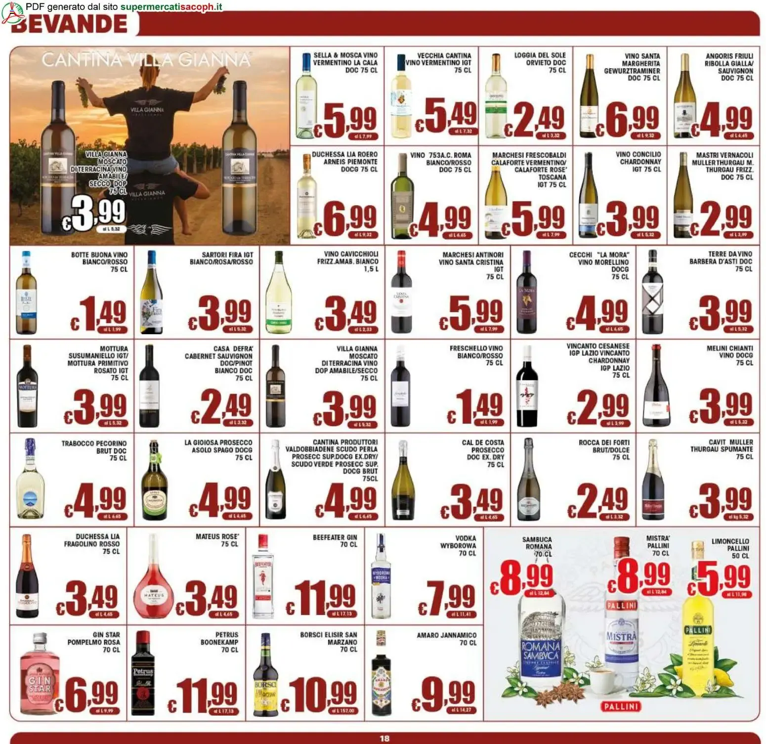 Sacoph volantino dal 21/08/2026 - online Offerte da 21 agosto a 1 settembre di 2026 - Pagina del volantino 18