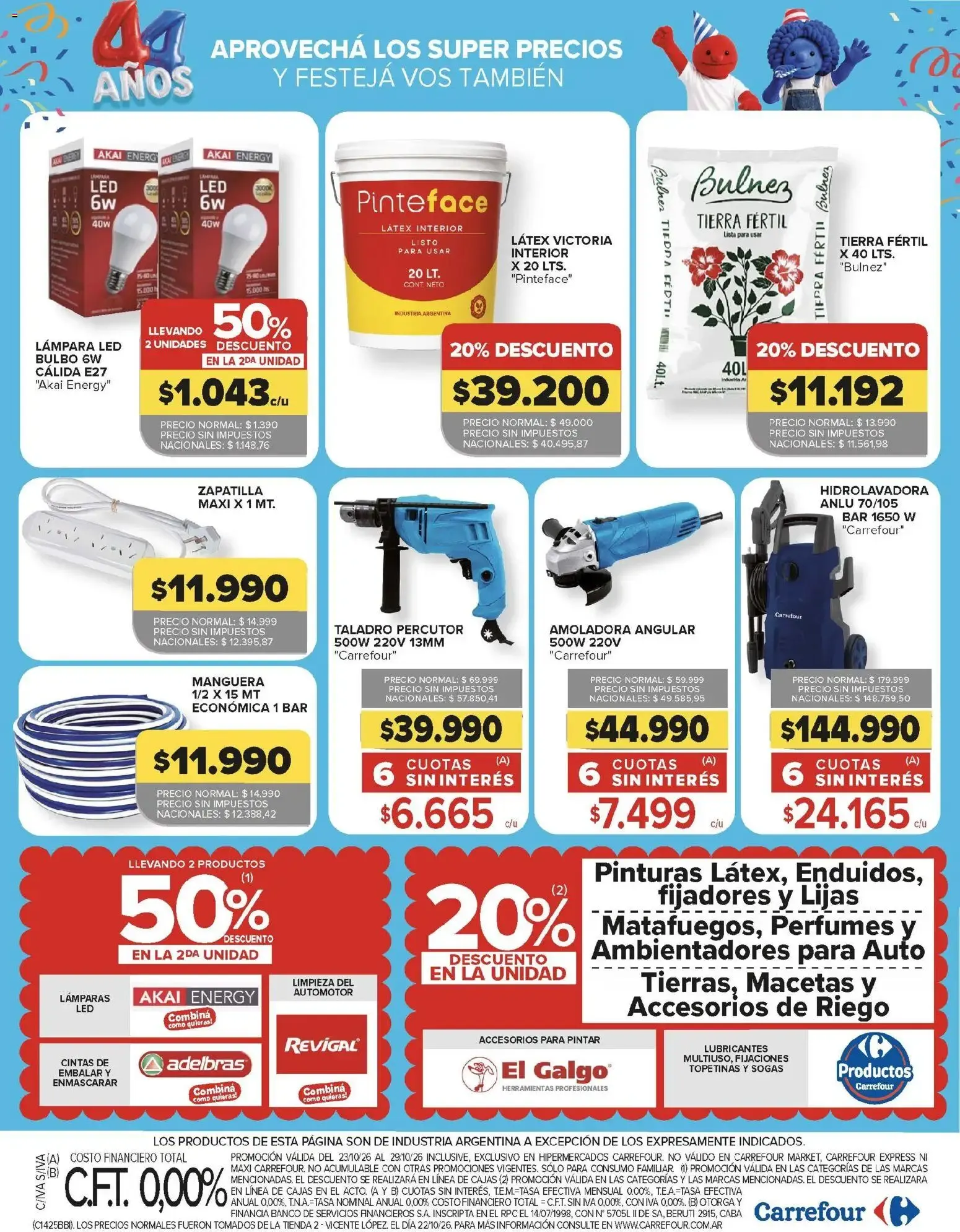 Ofertas de Carrefour: 4ta Semana de Festejos - 44 Años de Precio y Calidad 23 de octubre al 29 de octubre 2026 - Página 26 del catálogo