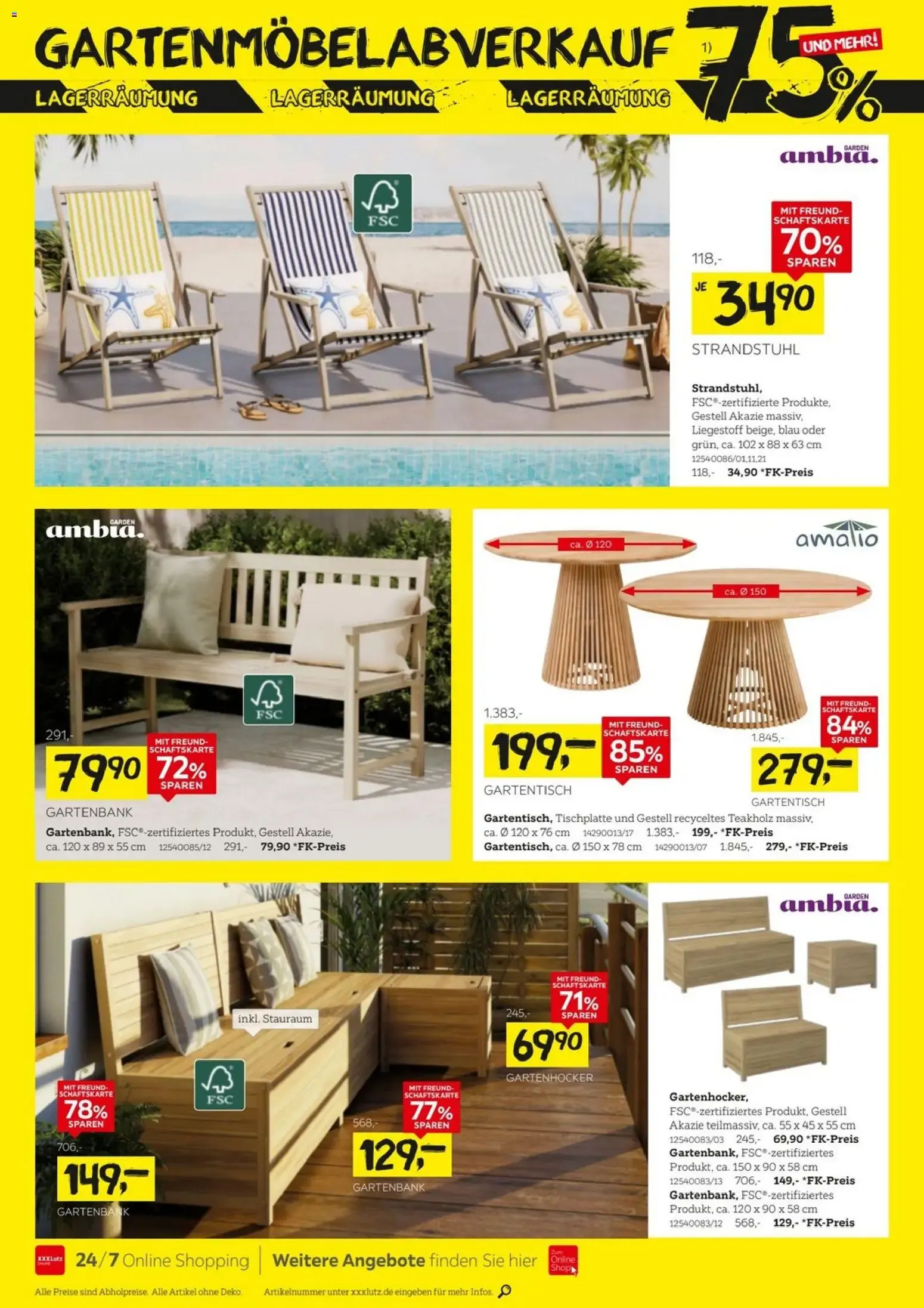 XXXLutz Gartenmöbel-Abverkauf von 29. August bis 12. September 2026 - Prospekt seite 10