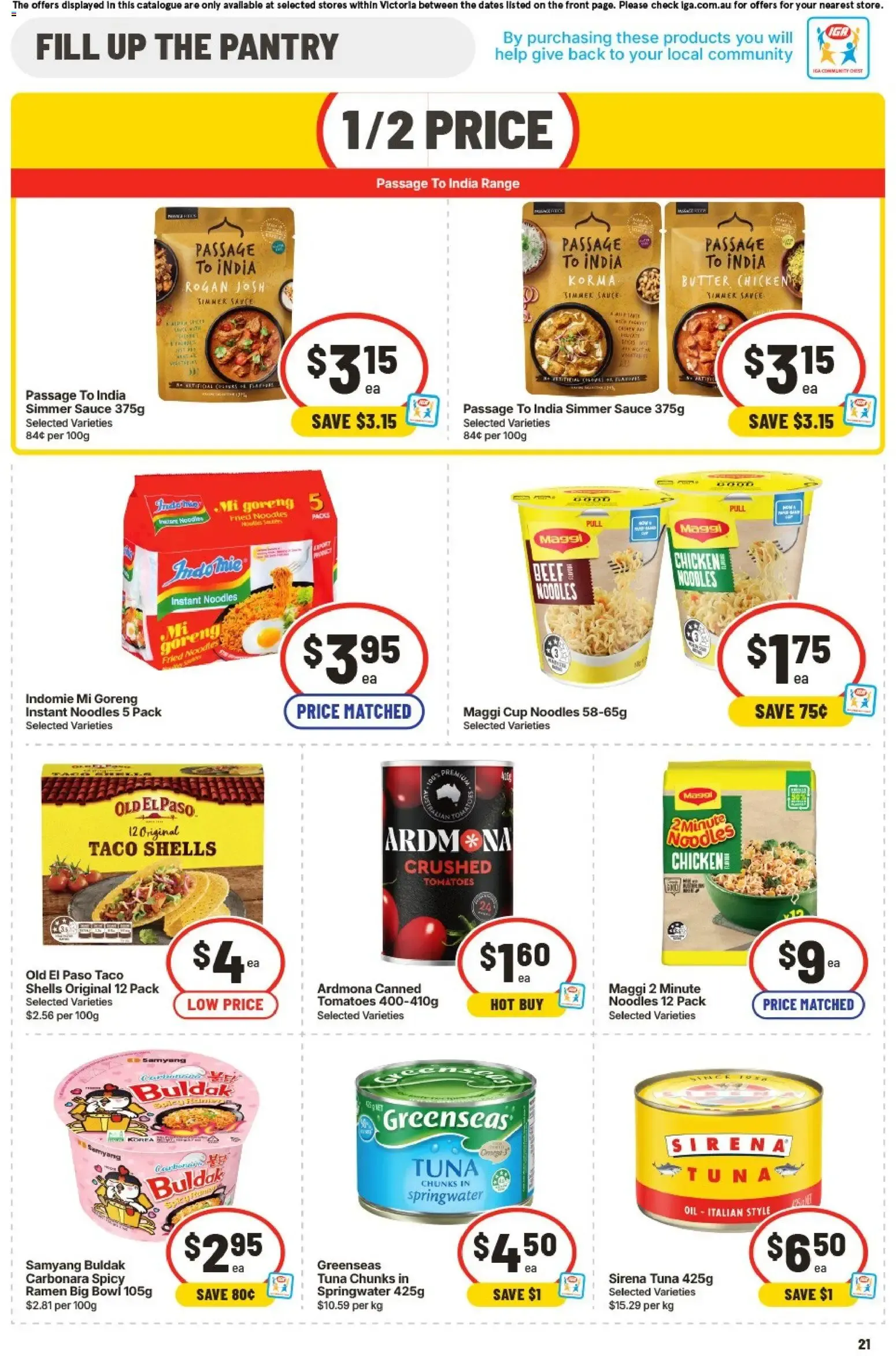 IGA catalogue valid from 12/08/2026 > Online Australia - Catalogue valid from 12 August to 18 August 2026 - page 21