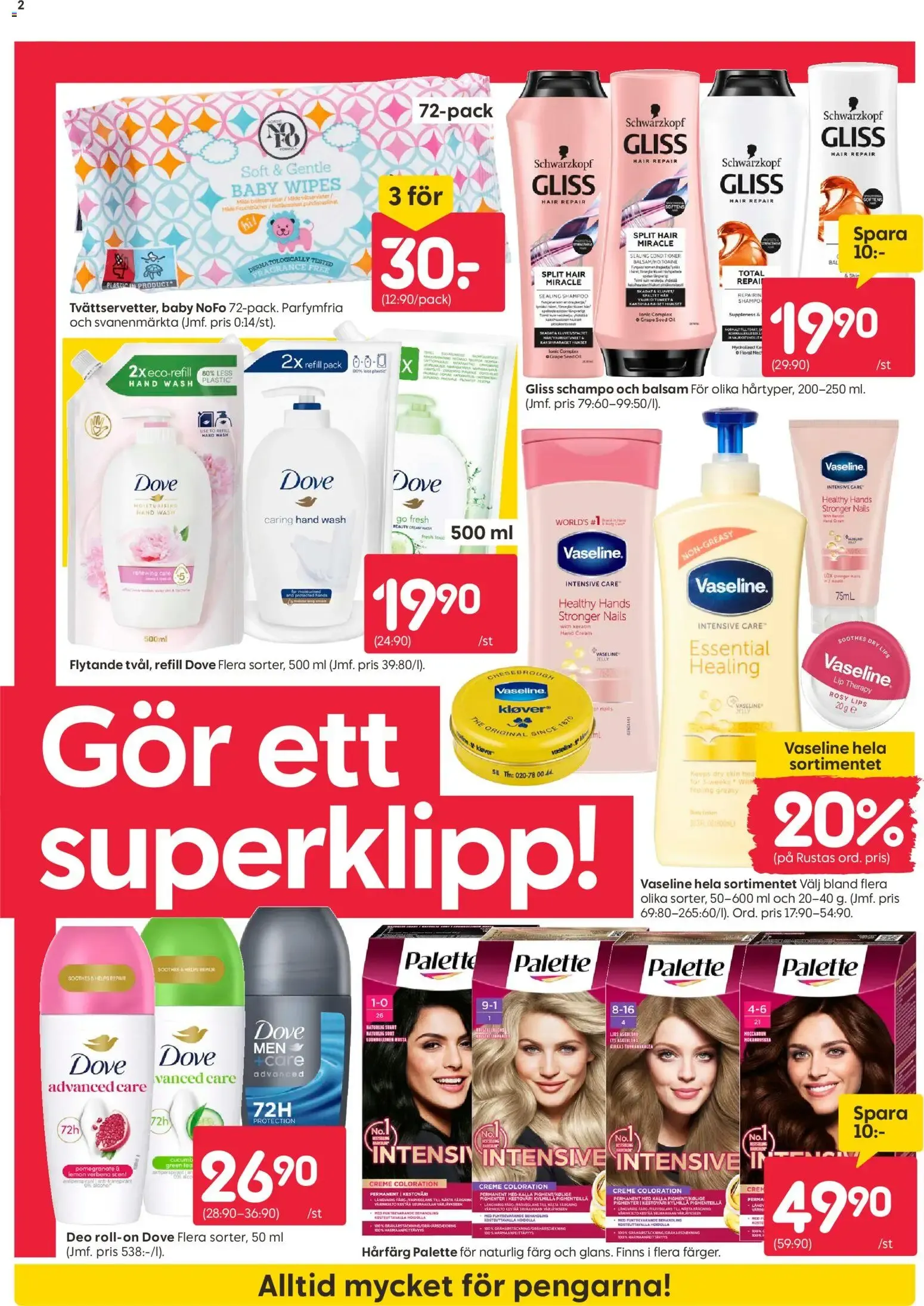 Rusta erbjudanden från 14/09/2026 - 20/09/2026 > Reklamblad nuvarande rabatter från 14 september till 20 september 2026 - Reklamblad sidor 2