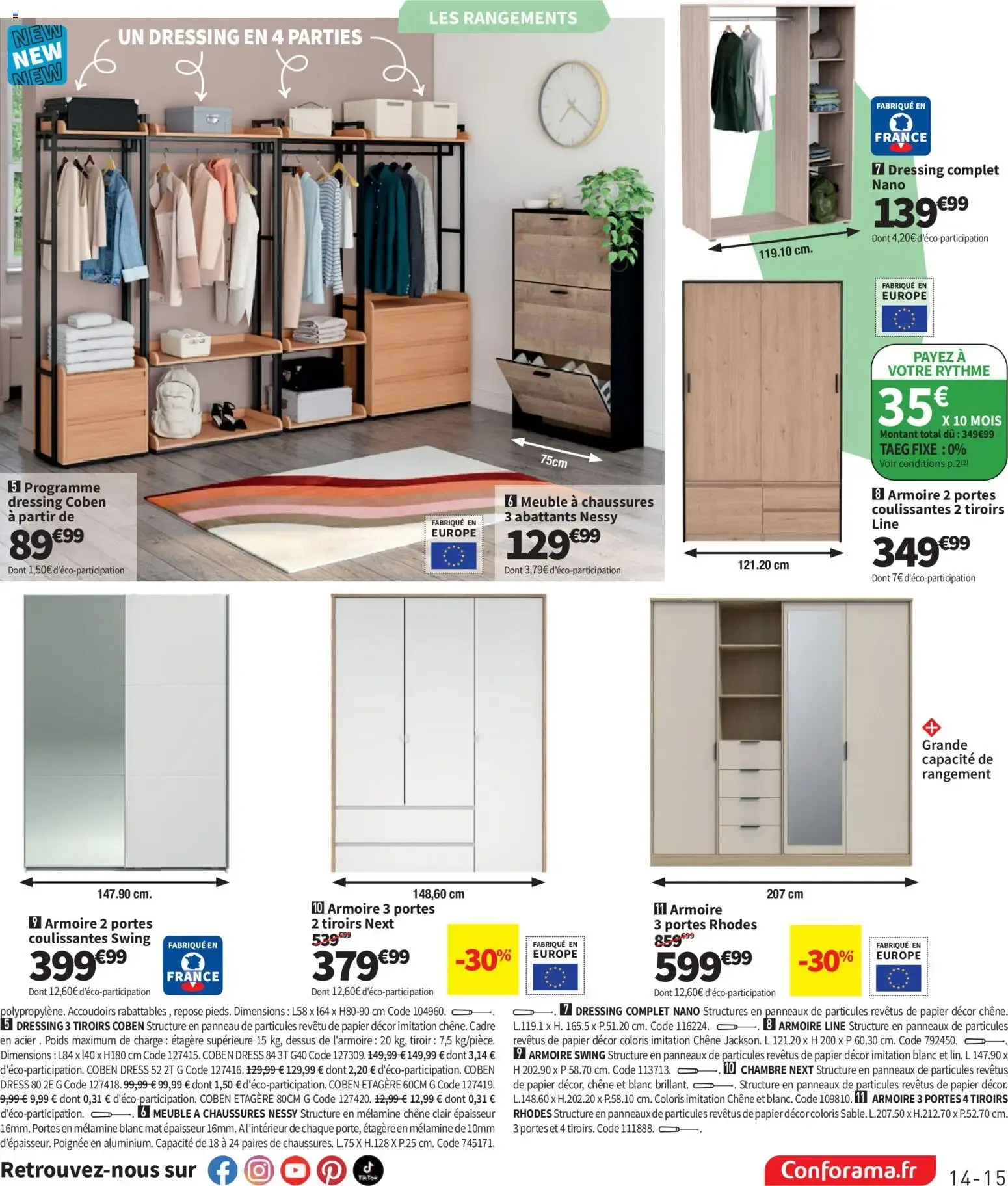 Conforama - Dormez Confo: La Grande Literie du 7 juillet au 3 août 2026 - Catalogue page 15
