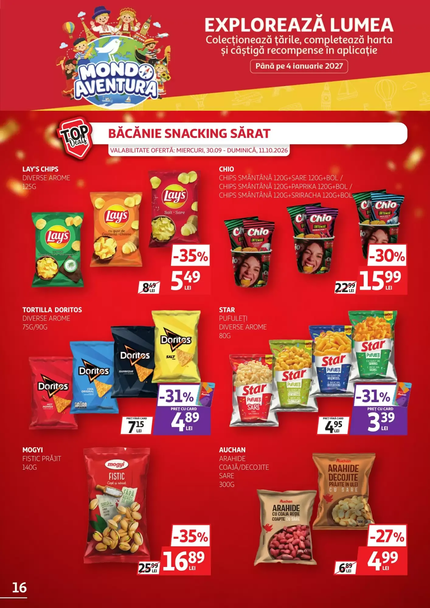 Catalog Catalog Auchan de la 30 septembrie până la 11 octombrie 2026 - Revista Pagina 16