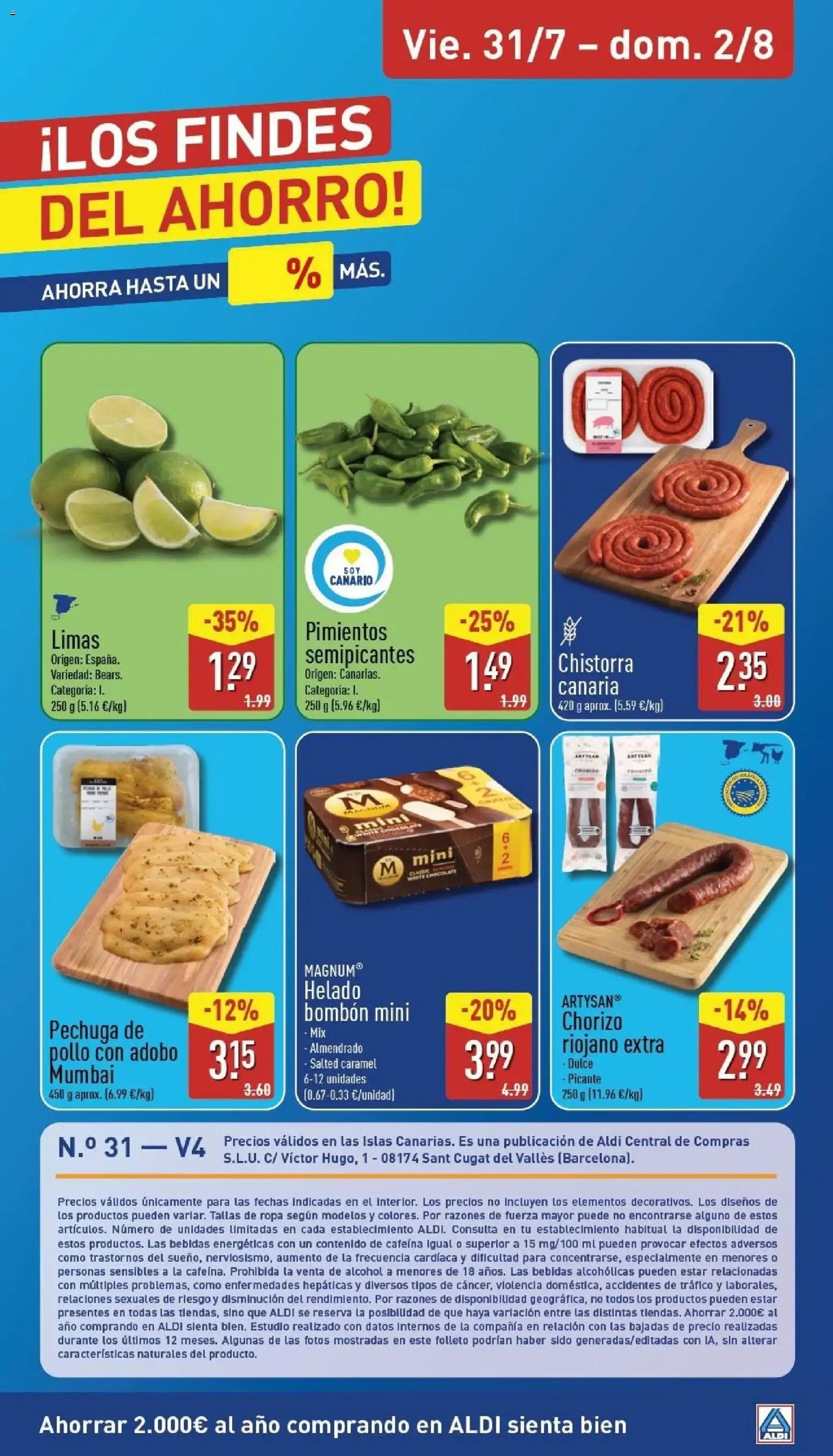 Catálogo de Aldi: Frescura a precios para tirarse a la piscina 27 de julio al 2 de agosto 2026 - Página 30