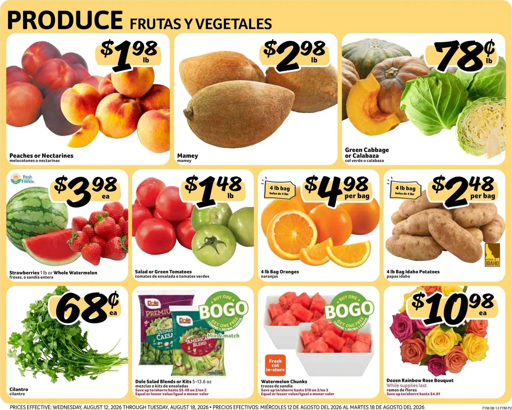 Weekly ad Current Fresco y Más leaflet valid from Wednesday 08/12/2026 to Tuesday 08/18/2026 from August 12 to August 18 2026 - Page 2