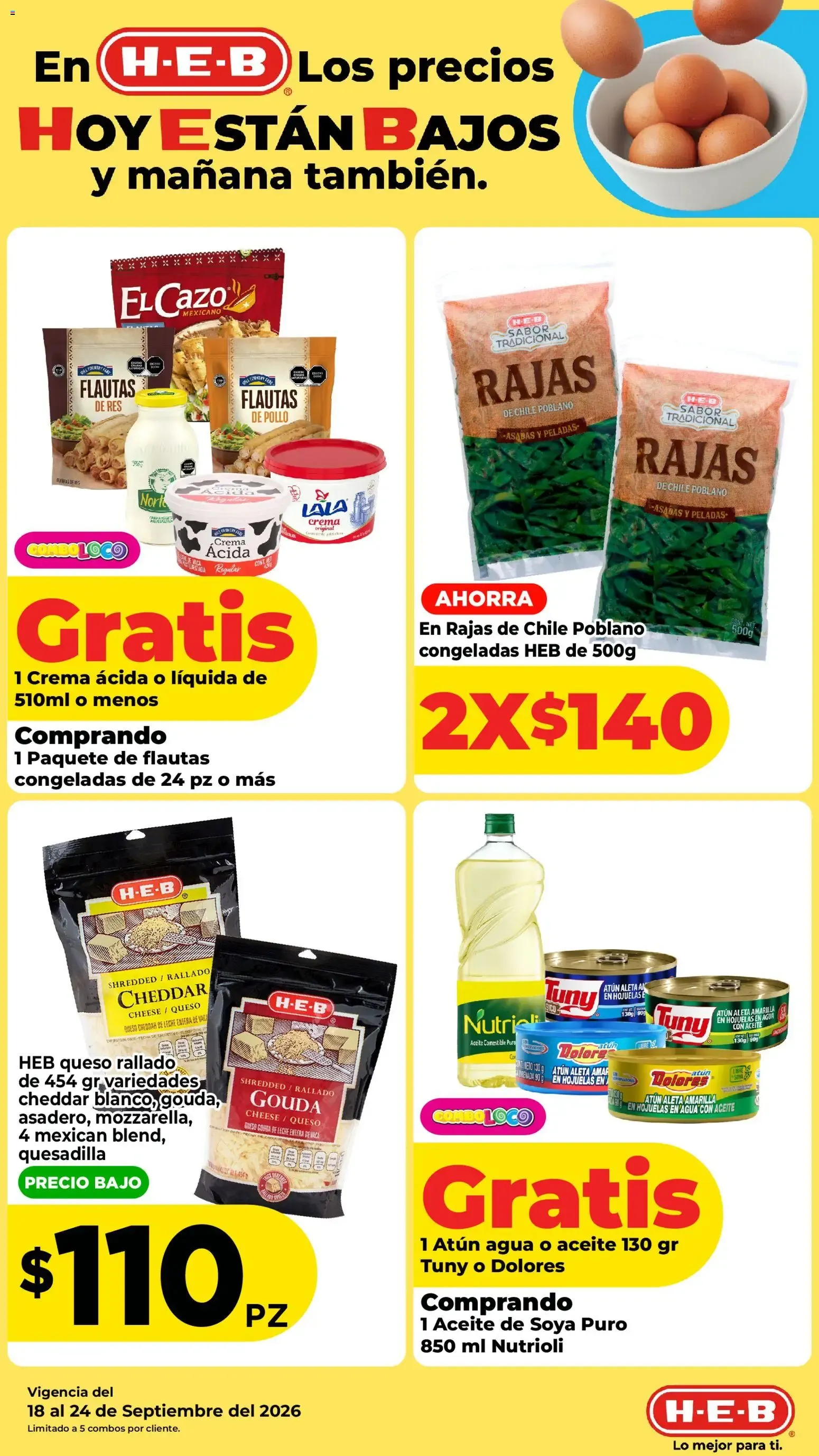 Catálogo de H-E-B: Los precios hoy están bajos y mañana también. 18 de septiembre al 24 de septiembre 2026 - Pagina 6