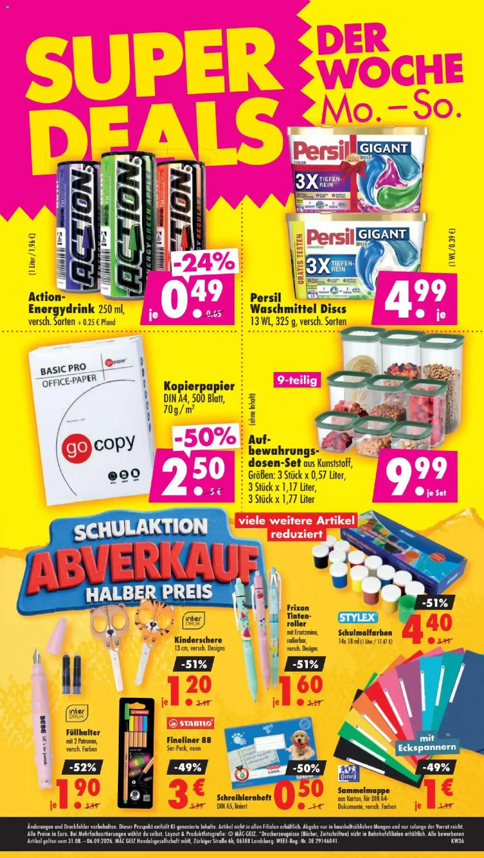 Mäc Geiz Prospekt (ab 31.08.2026) zum Blättern von 31. August bis 6. September 2026 - Prospekt seite 12