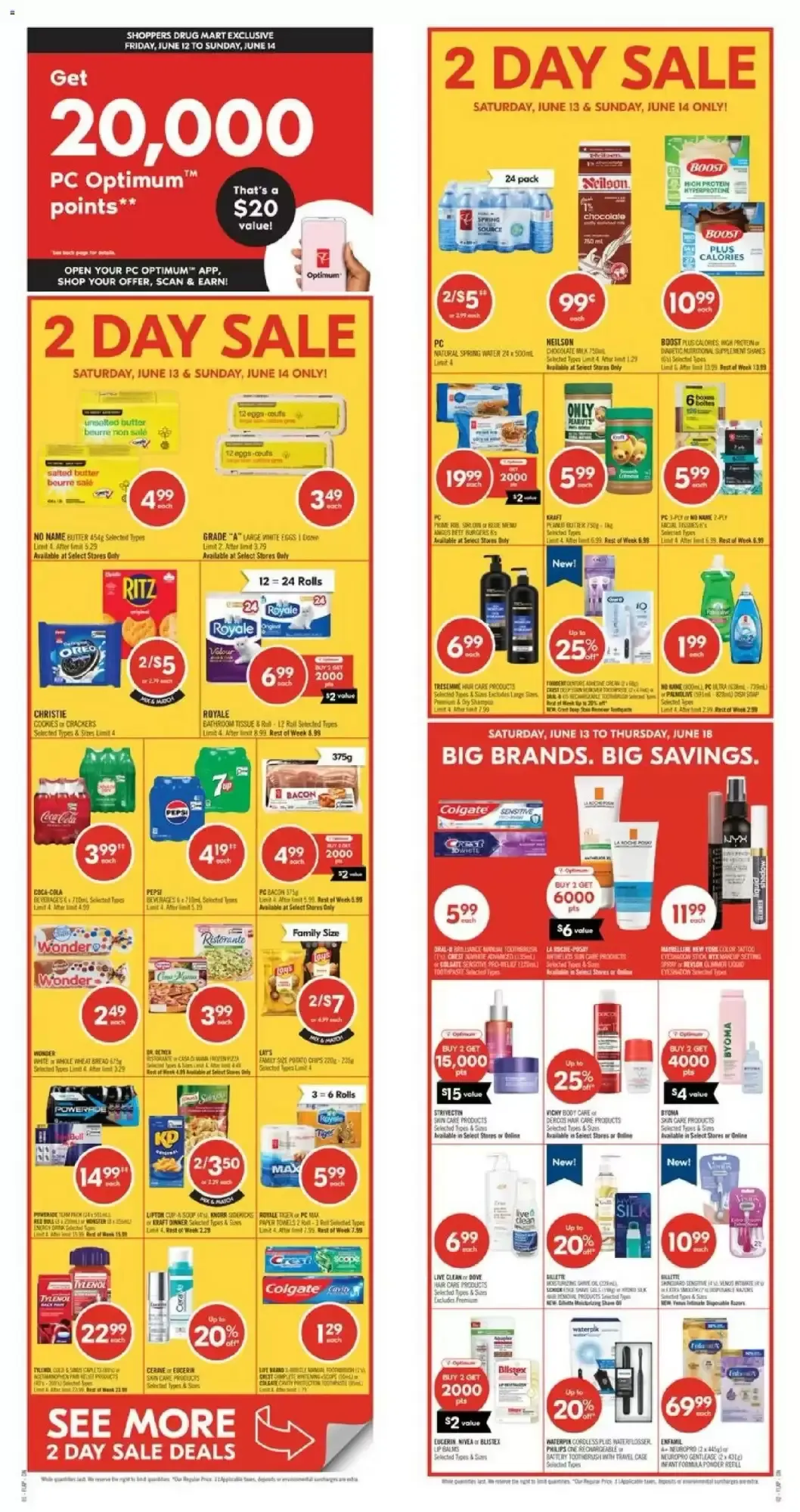 Shoppers Drug Mart flyer from June 12 to June 14 2026 - flyer page 1