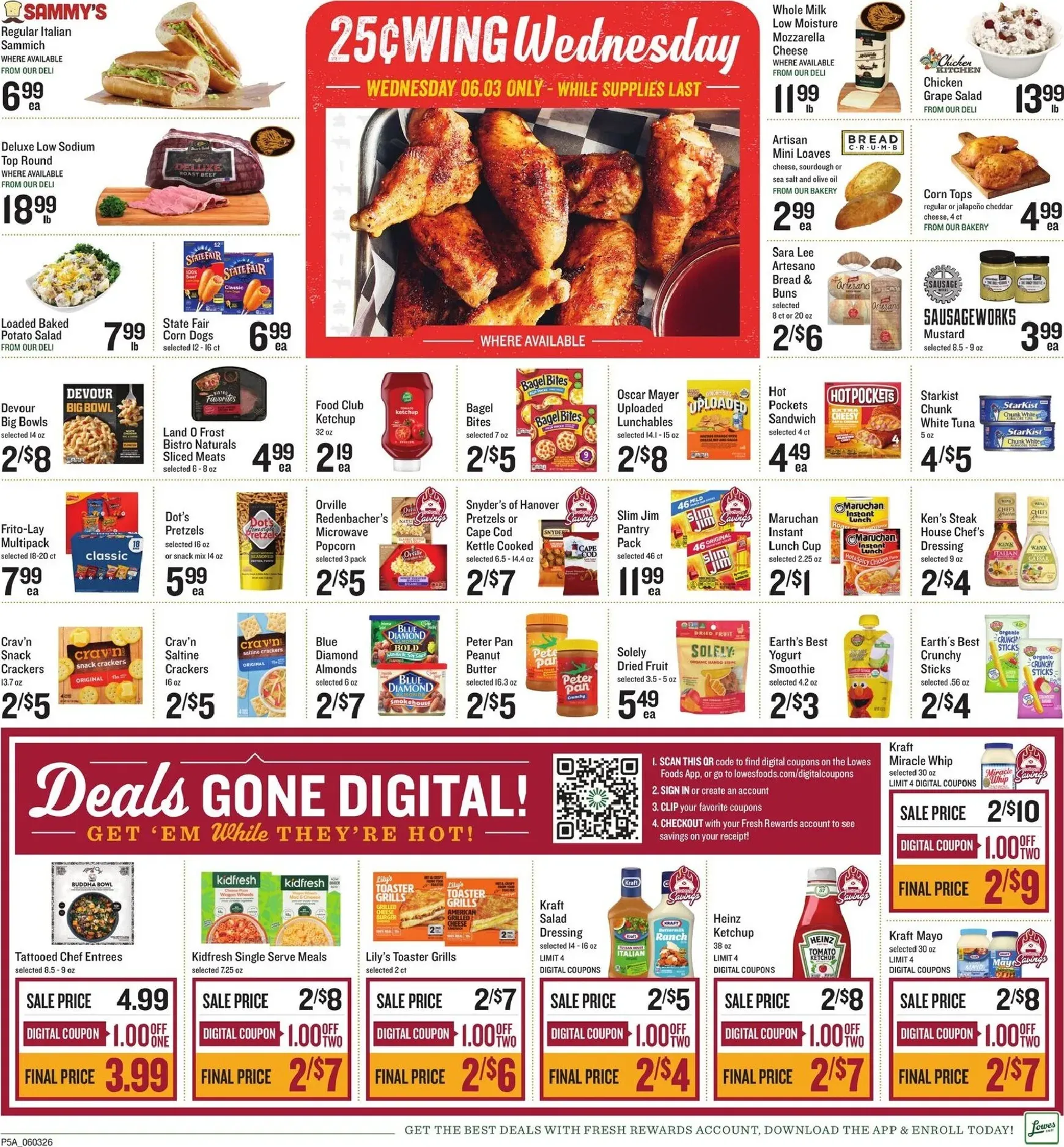 Weekly ad Lowes Foods - Tip Top Tenderloin Deals from June 3 to June 9 2026 - Page 6