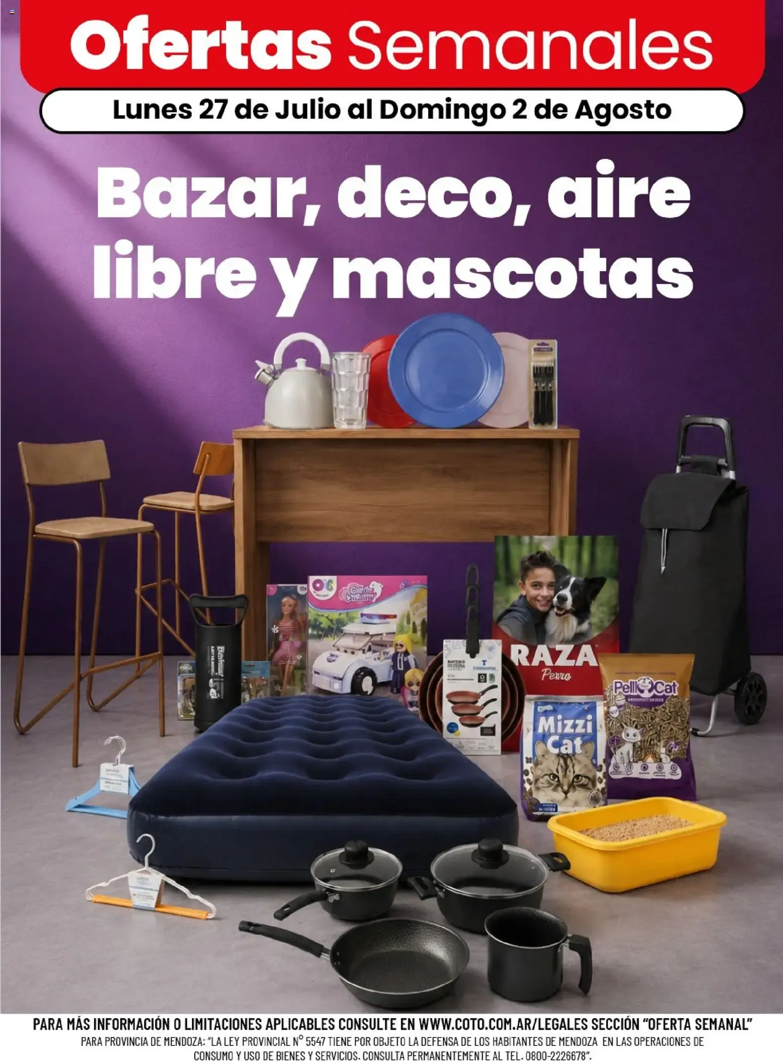 Ofertas de Ofertas Semanales: Bazar, deco, aire libre y mascotas 27 de julio al 2 de agosto 2026 - Página 1 del catálogo