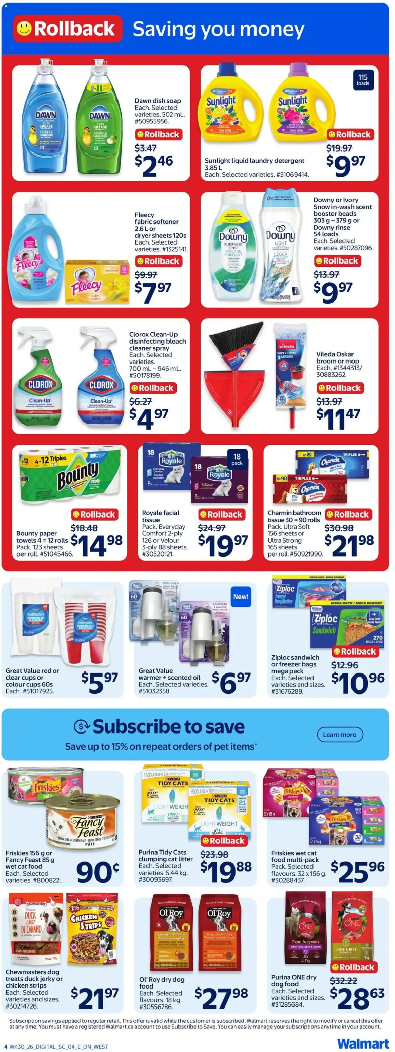 Walmart weekly flyer from Aug 20, 2026 > weekly specials & deals from August 20 to August 26 2026 - flyer page 7