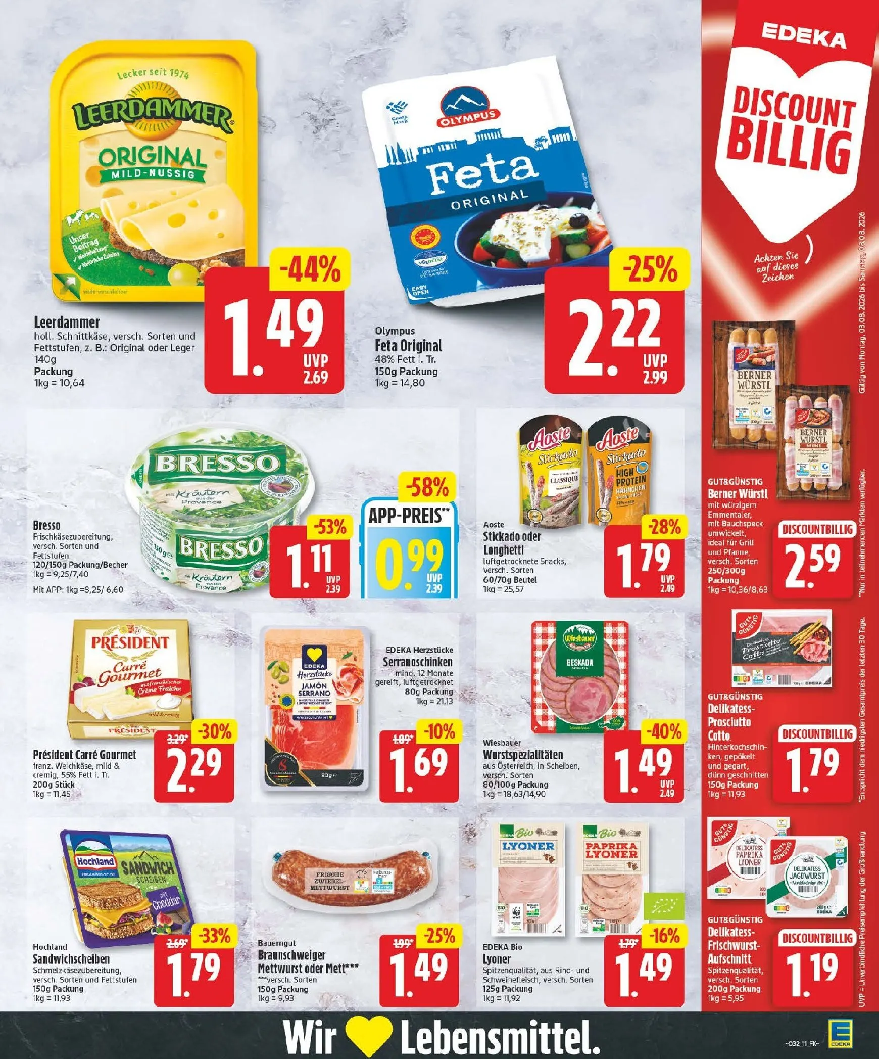 Edeka Prospekt nächste Woche – von Montag 03.08.2026 bis Samstag 08.08.2026 von 3. August bis 8. August 2026 - Prospekt seite 11