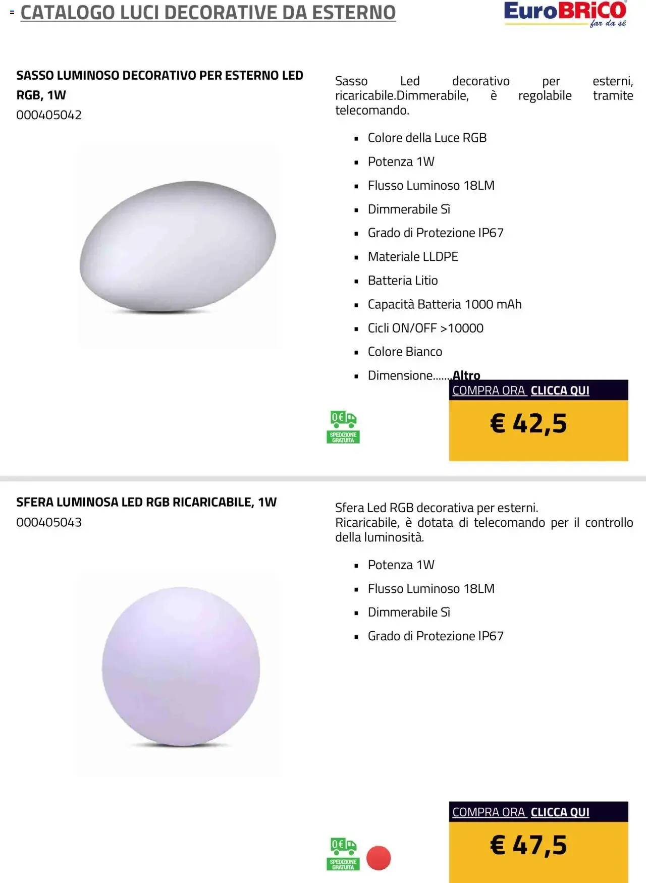Eurobrico - Catalogo Luci Decorative da Esterno da 1 gennaio a 31 dicembre di 2025 - Pagina del volantino 14