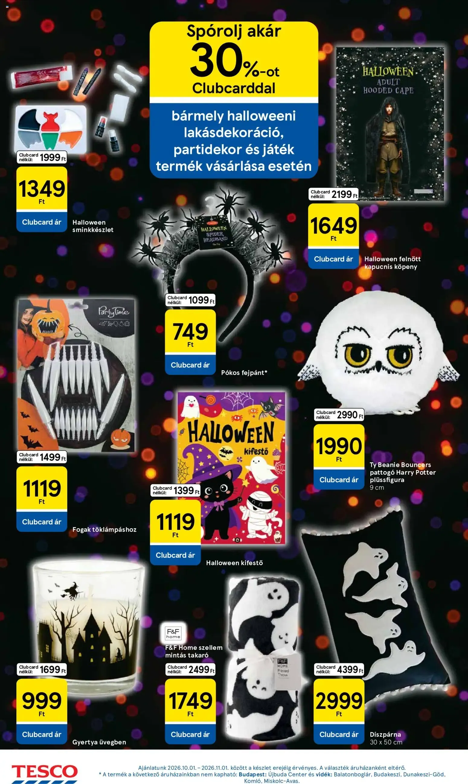 Katalógus Tesco akciós ujság 2026.10.21. > Halloween 👻 október 21.-tól november 4.-ig 2026. - Oldal 12