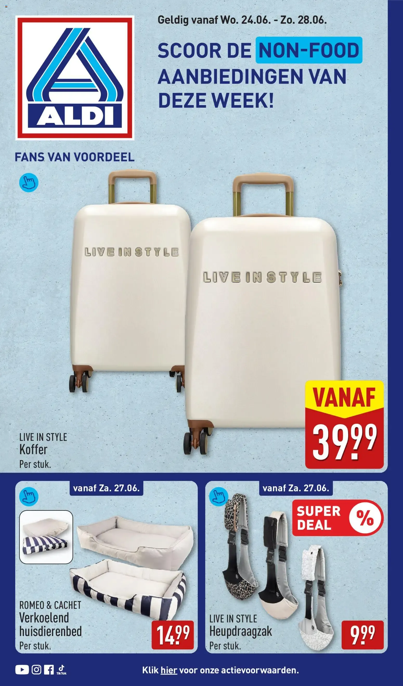 Aldi: ¡Aprovecha las ofertas Non-Food de esta semana! van 24 juni tot 28 juni 2026 - Folder pagina 1