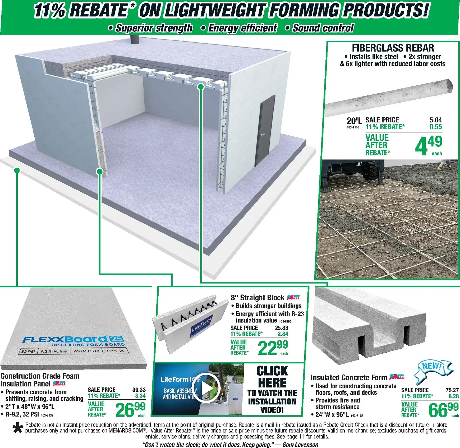 Weekly promotion Menards: 11% Rebate on Everything! spanning from July 23 to August 2 2026 - Page 16 for Catalogue 365