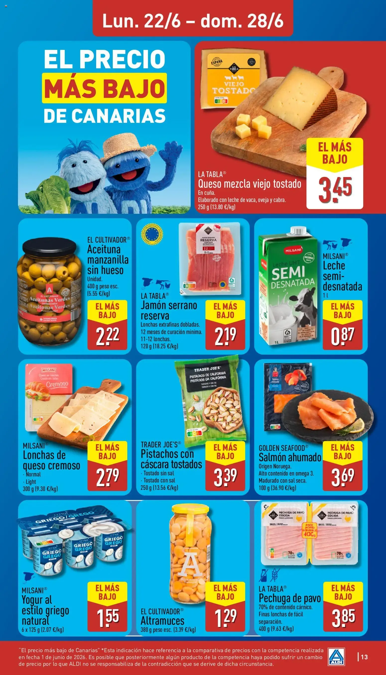 Catálogo de Aldi folleto Canarias del 22/06/2026 | Catálogo 22 de junio al 28 de junio 2026 - Página 13