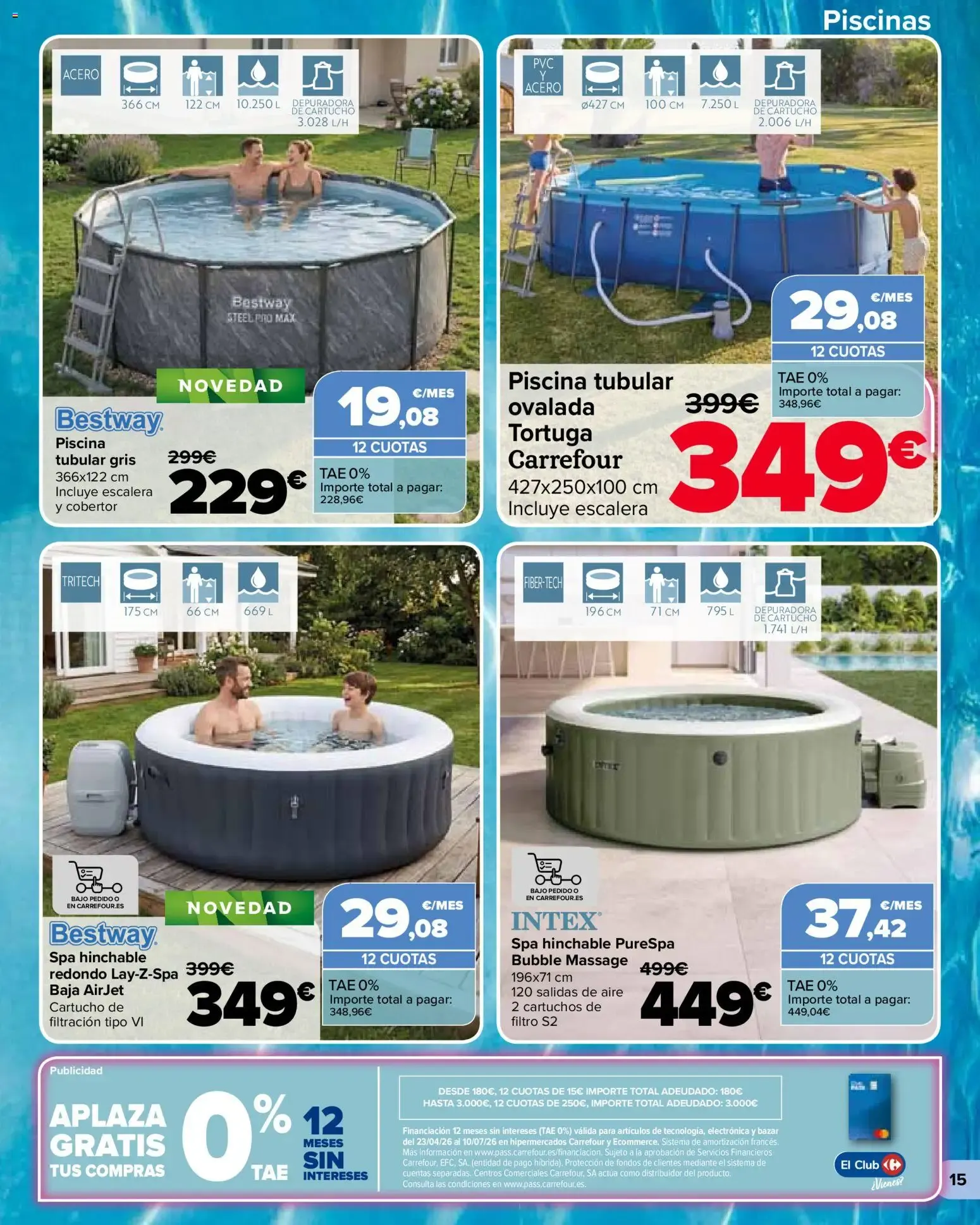 Catálogo de Carrefour Piscinas del 15/05/2026 | Catálogo 15 de mayo al 18 de junio 2026 - Página 15