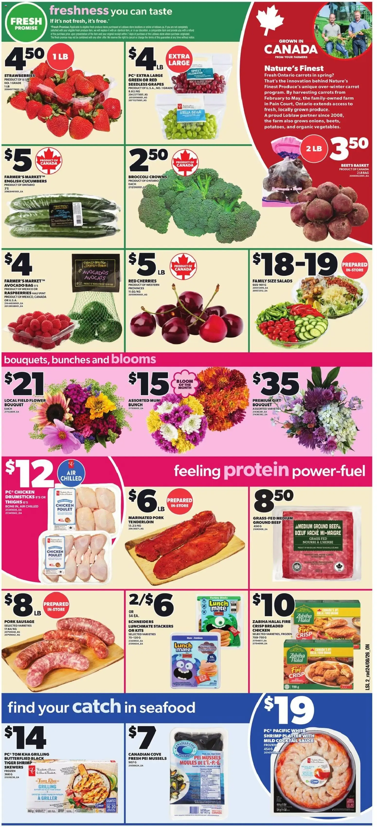 Loblaws weekly flyer / circulaire from Aug 27, 2026 > weekly specials & deals from August 27 to September 2 2026 - flyer page 3