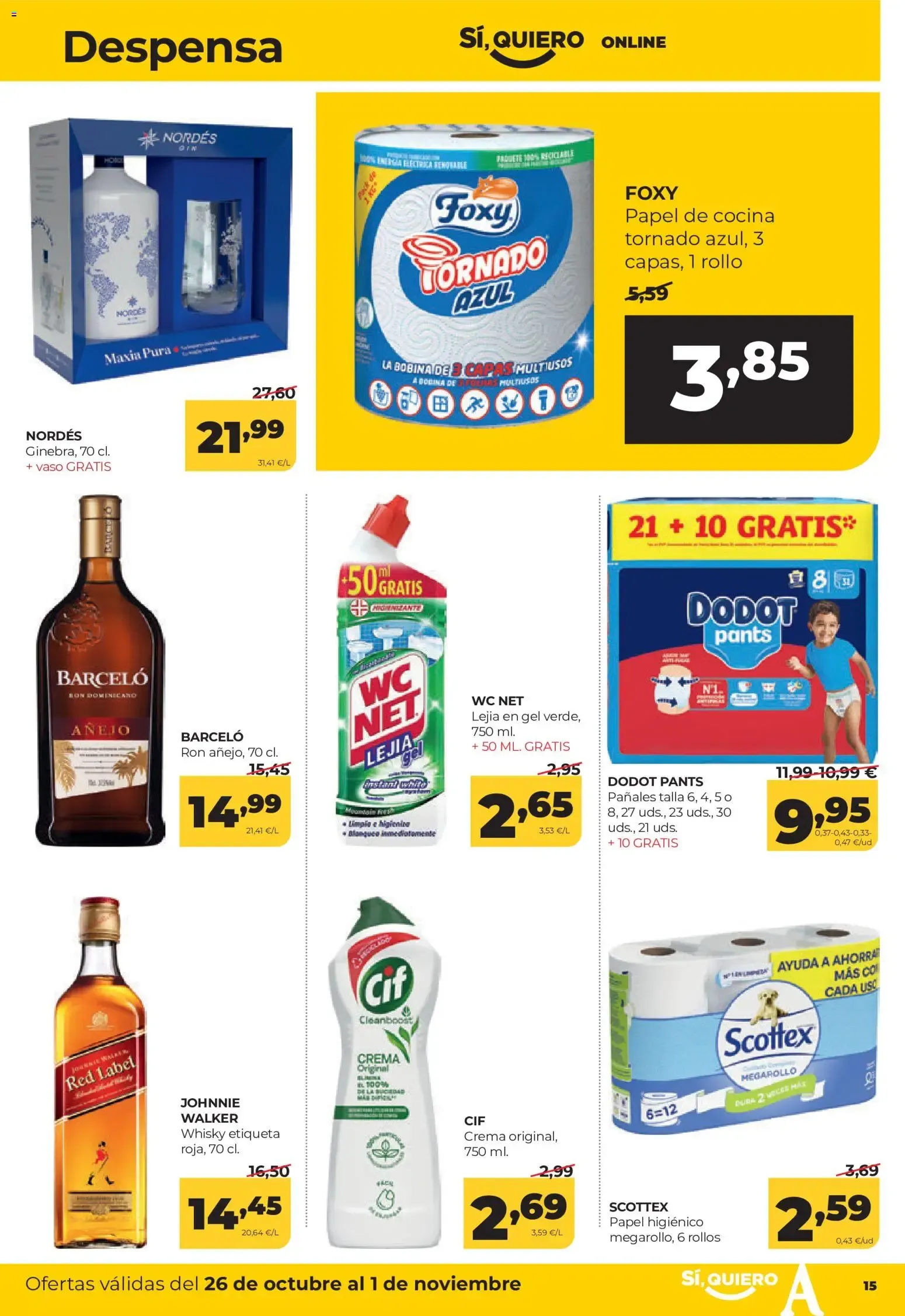 Catálogo de Alimerka folleto >> 26/10 - 01/11/2026 (catálogo) 26 de octubre al 1 de noviembre 2026 - Página 15